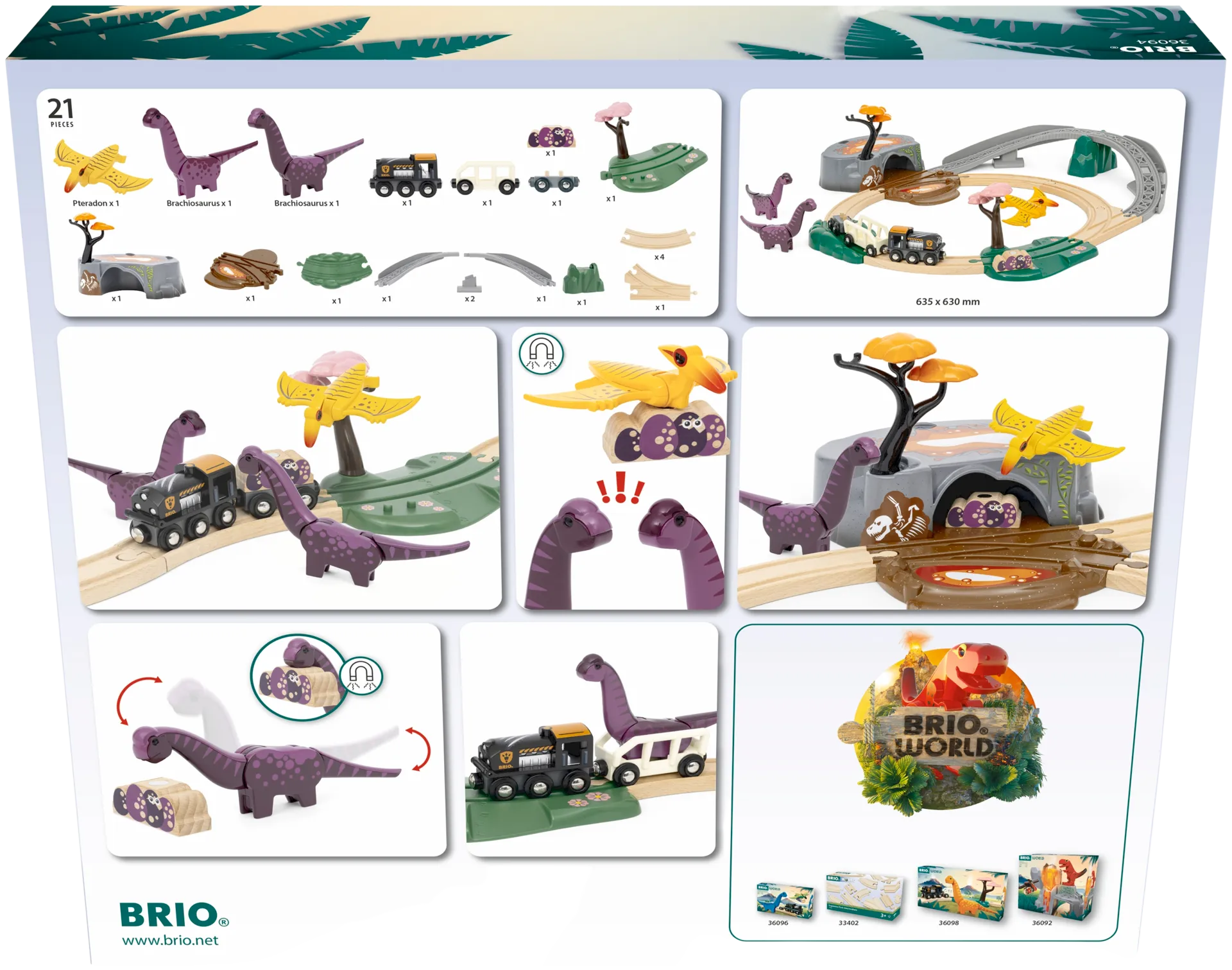 BRIO Dinosaurus seikkailusetti - 4