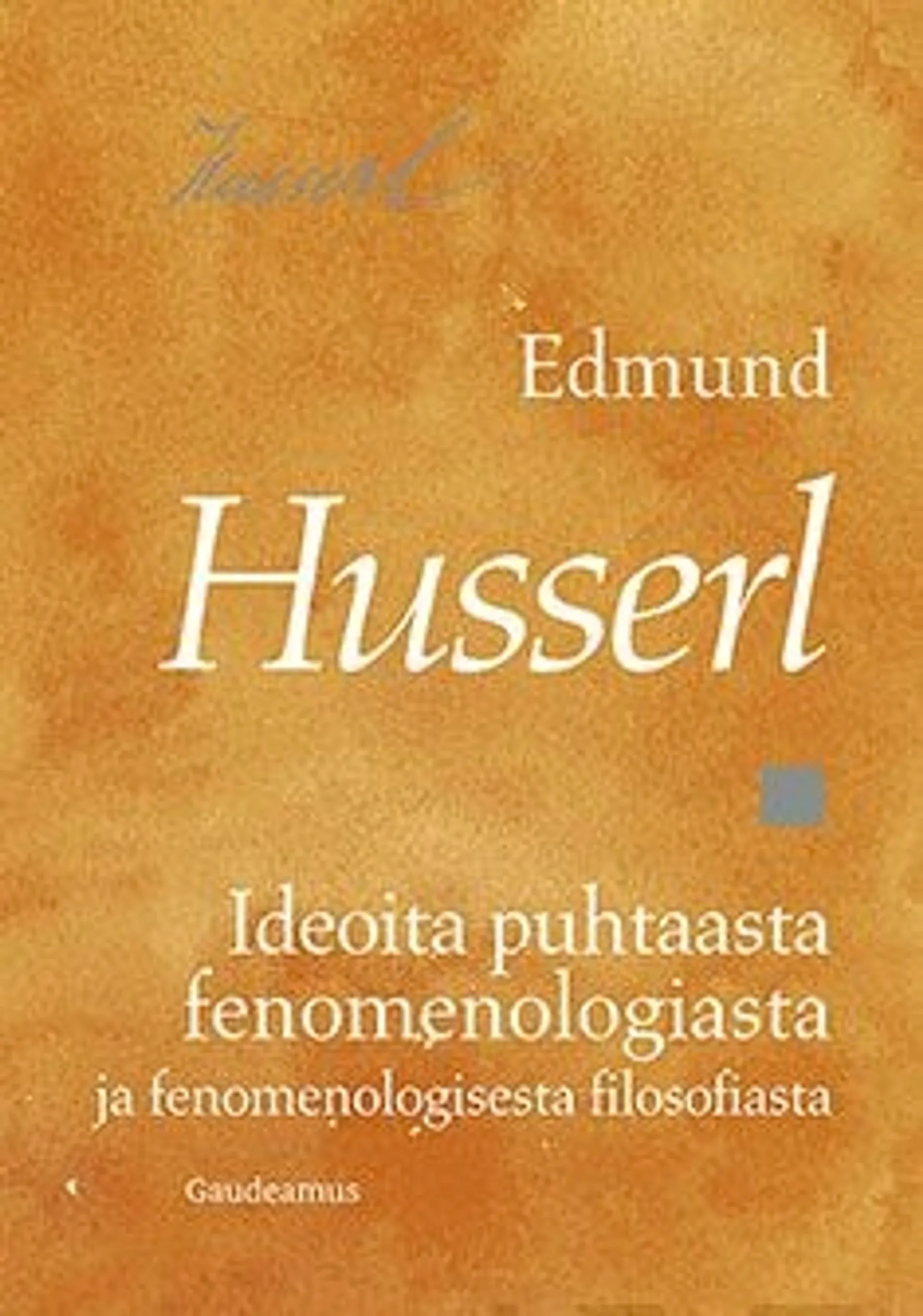 Husserl, Ideoita puhtaasta fenomenologiasta ja fenomenologisesta filosofiasta