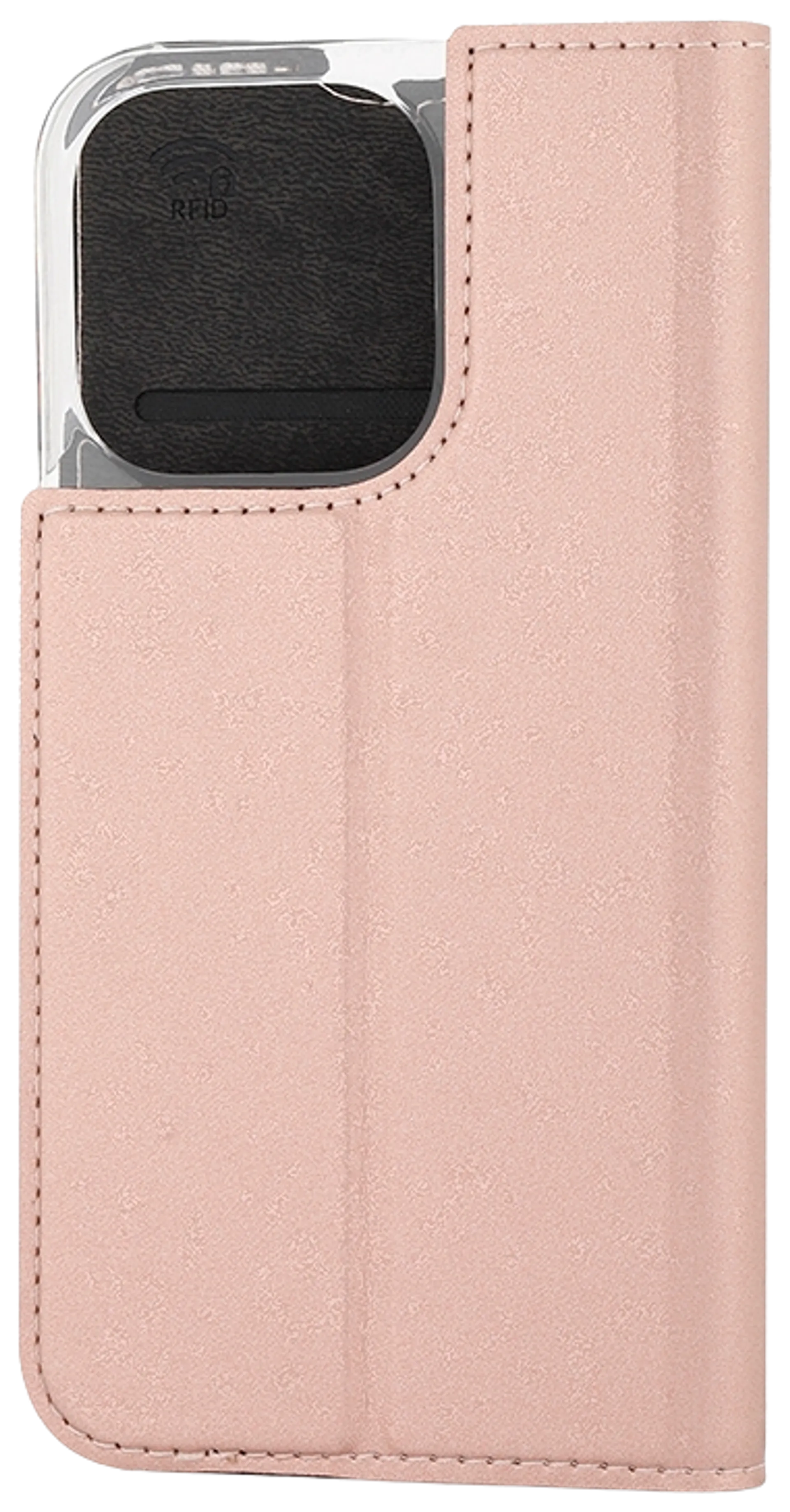 Wave Book Case, Apple iPhone 14 Pro, Ruusukulta - 2