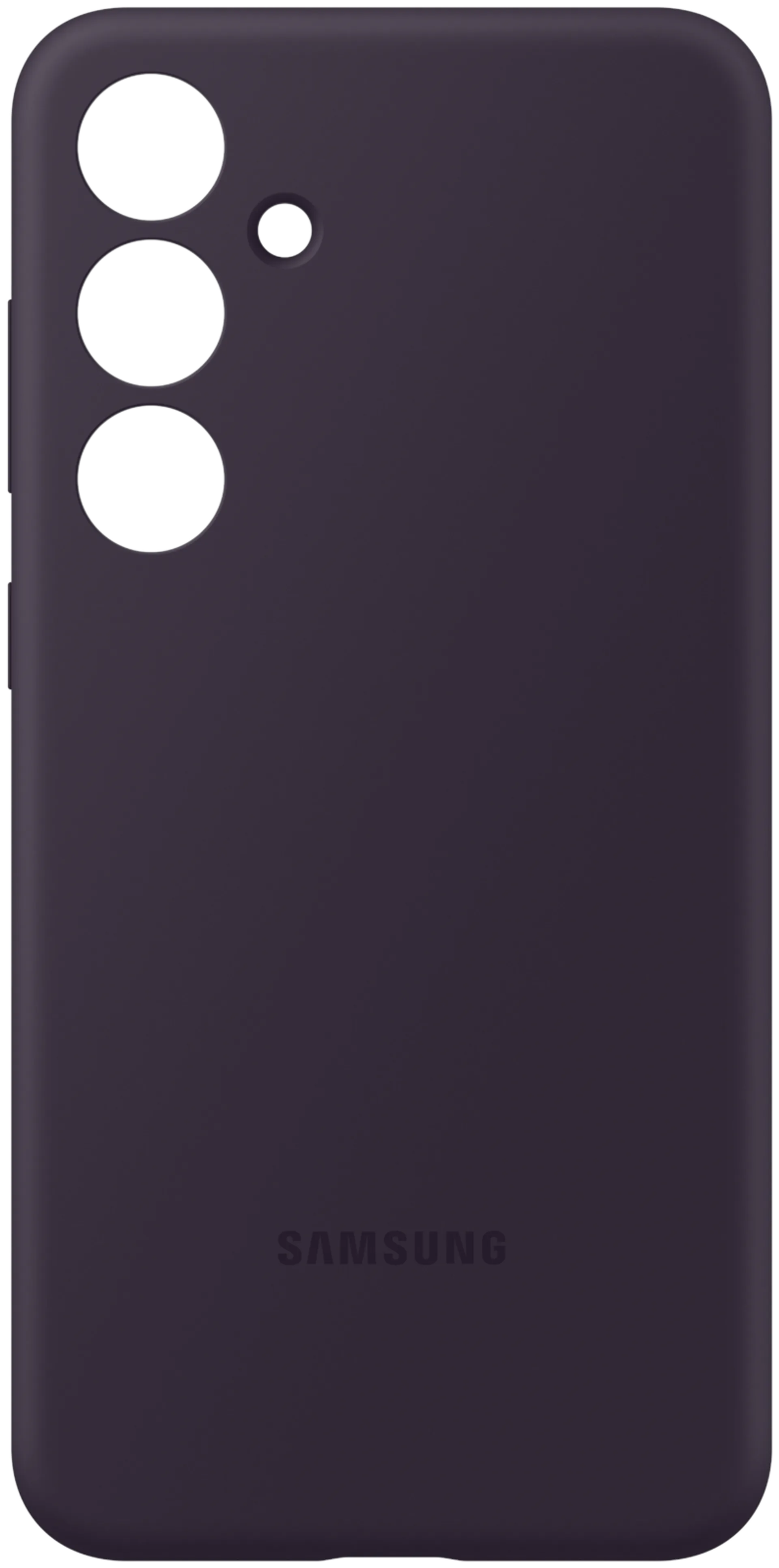 Samsung S24+ silikonisuoja tumma violetti - 4