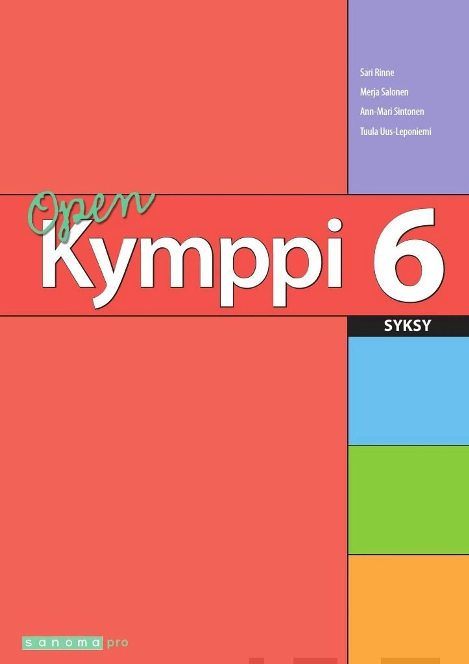 Rinne, Kymppi 6 Syksy Open kirja