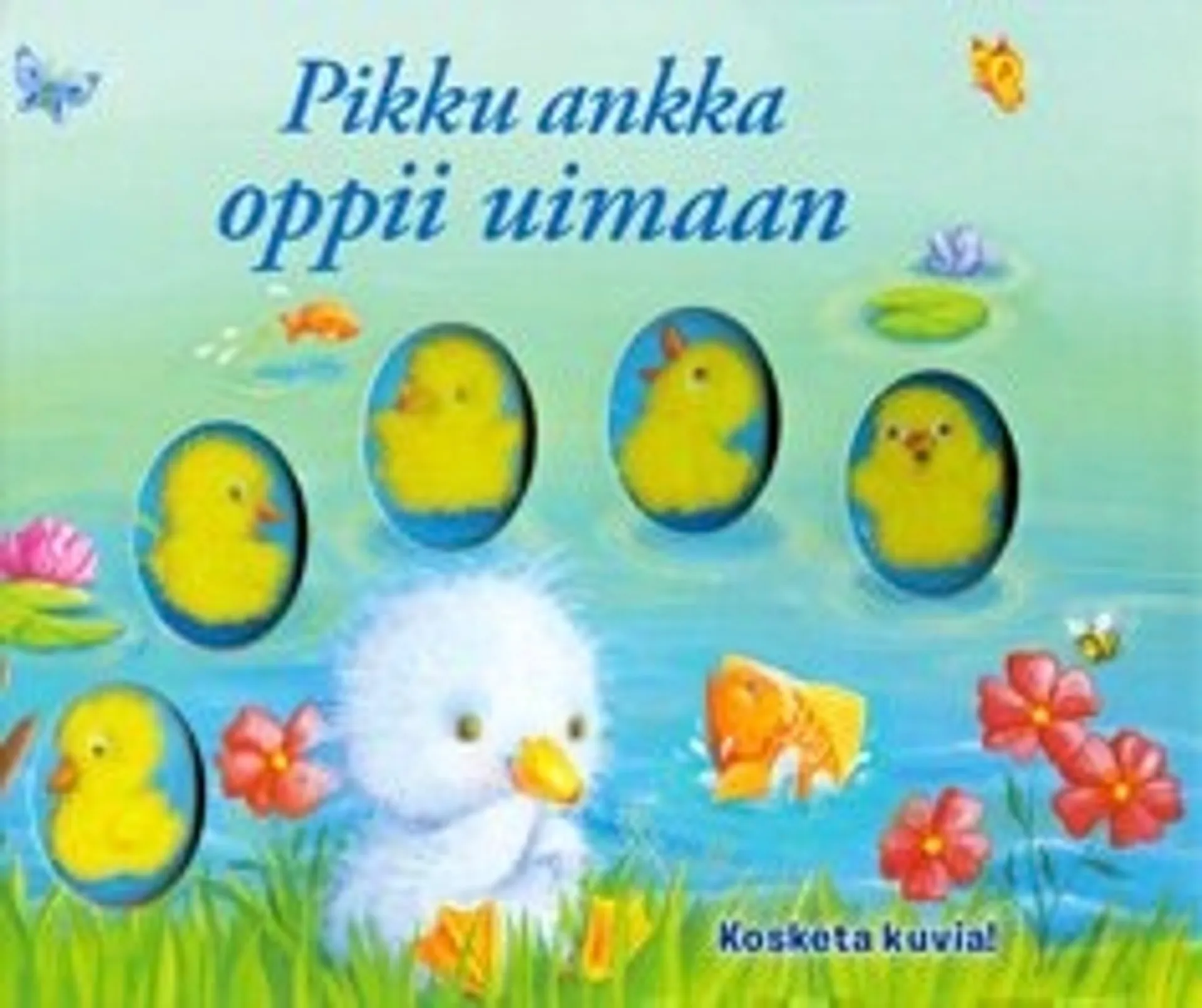 Pikku ankka oppii uimaan