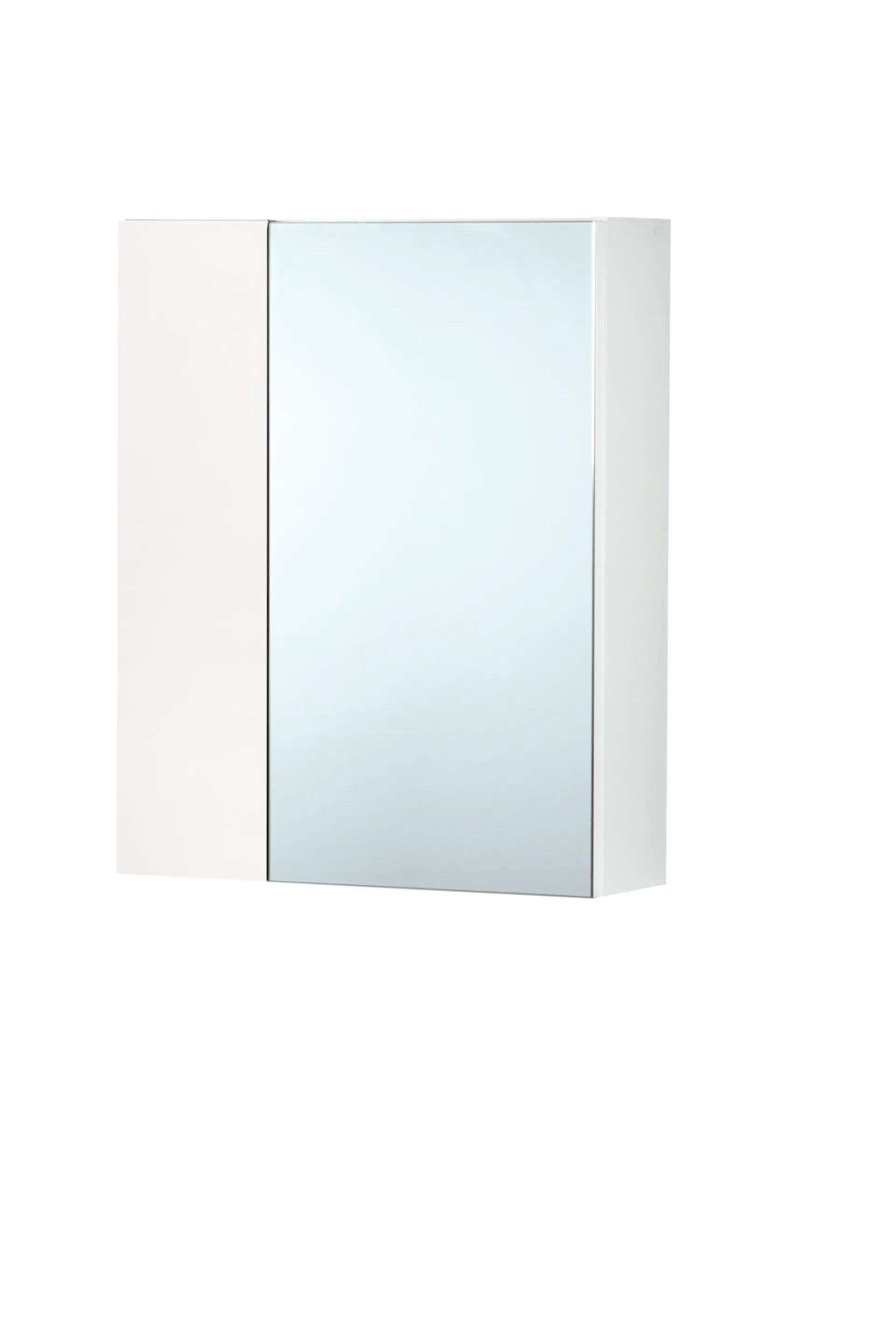 A-Collection peilikaappi kahdella ovella valkoinen