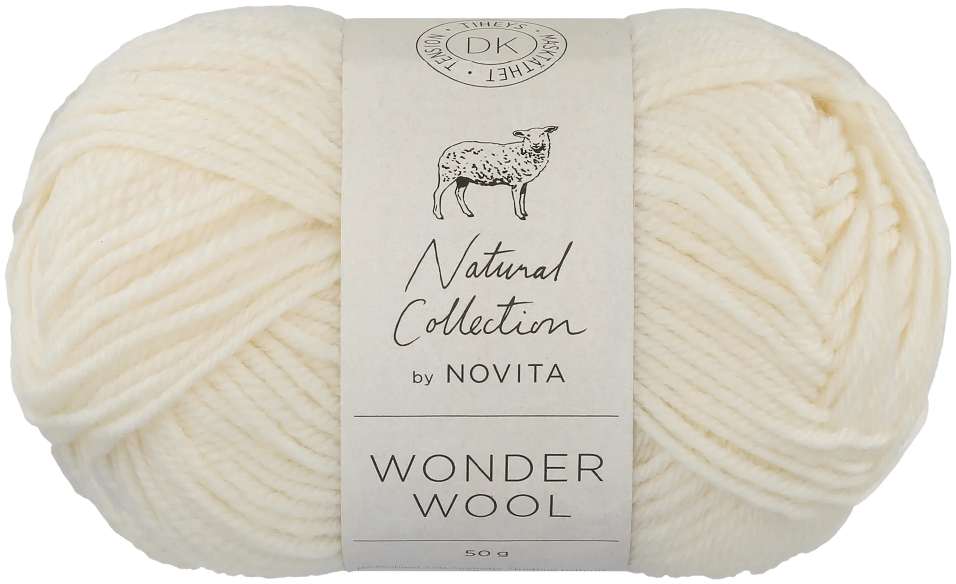 Novita lanka Wonder Wool DK 50 g vaahto 017 - 1