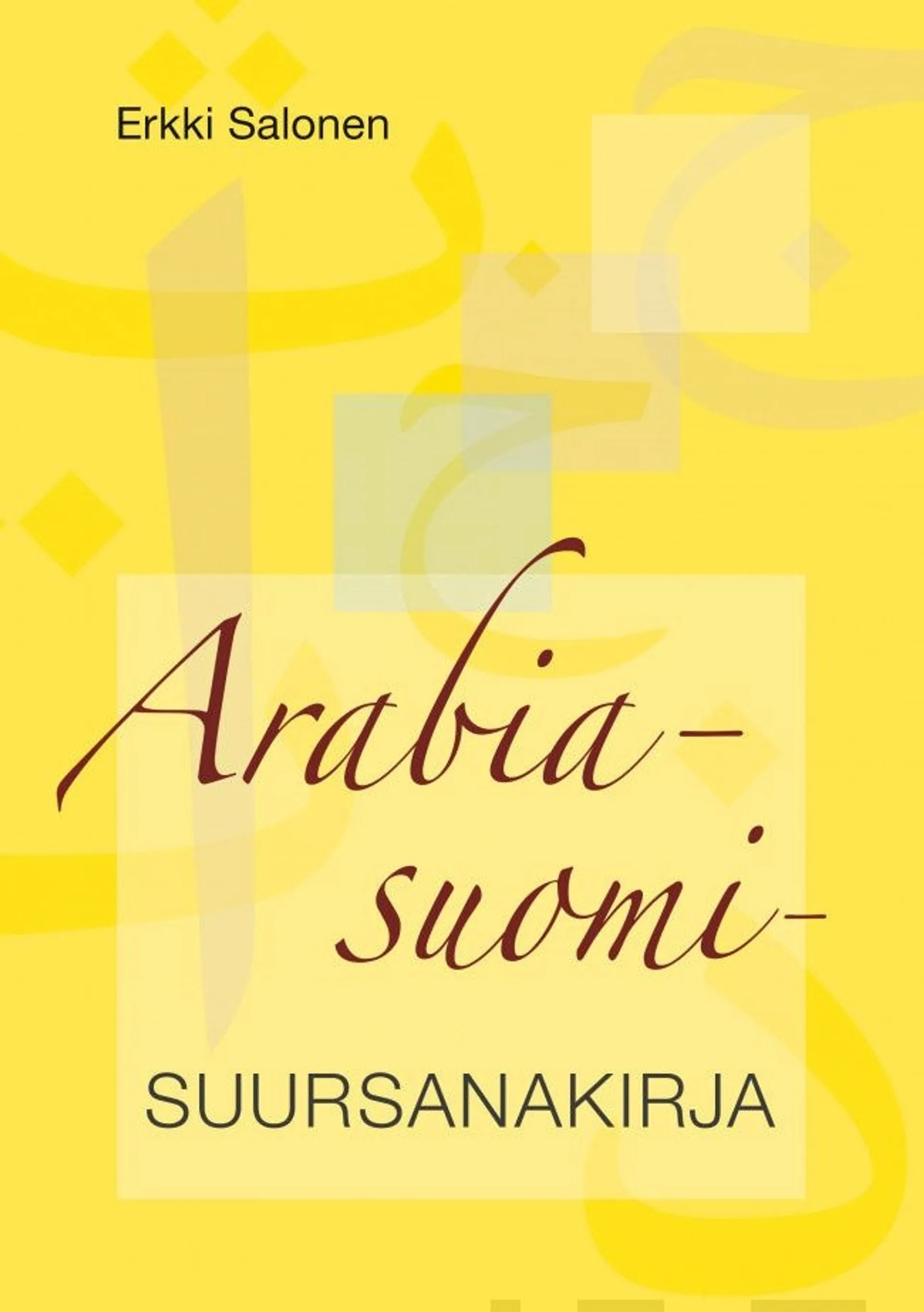 Salonen, Arabia-suomi suursanakirja