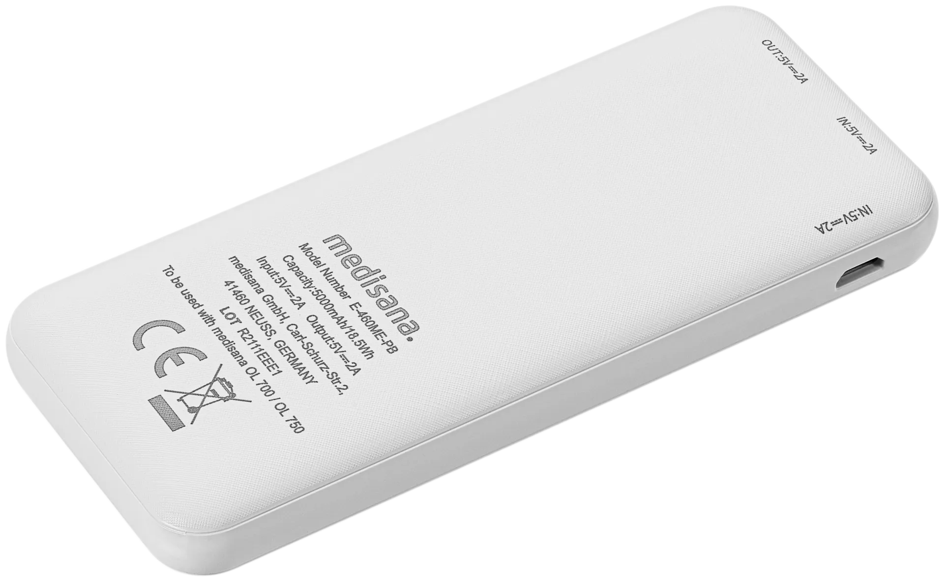 Medisana Varavirta 5000 mAh outdoor tuotteille - 4