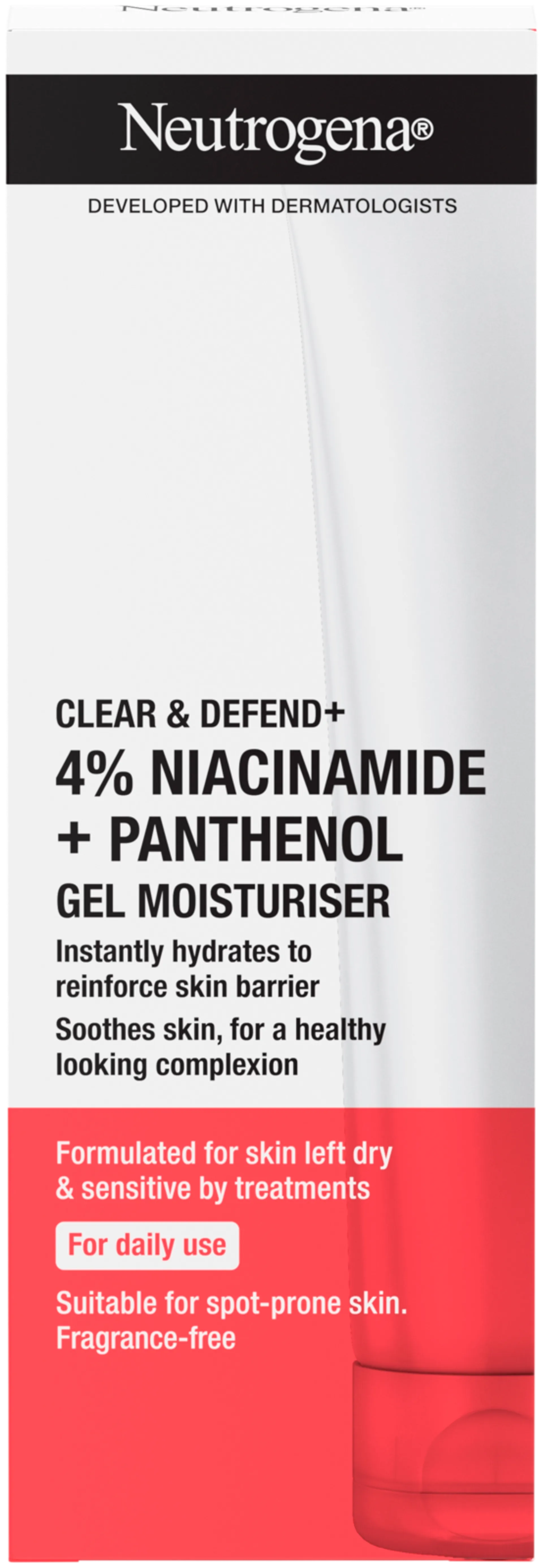 Neutrogena Clear & Defend+ Gel Moisturiser kosteusvoide 50 ml