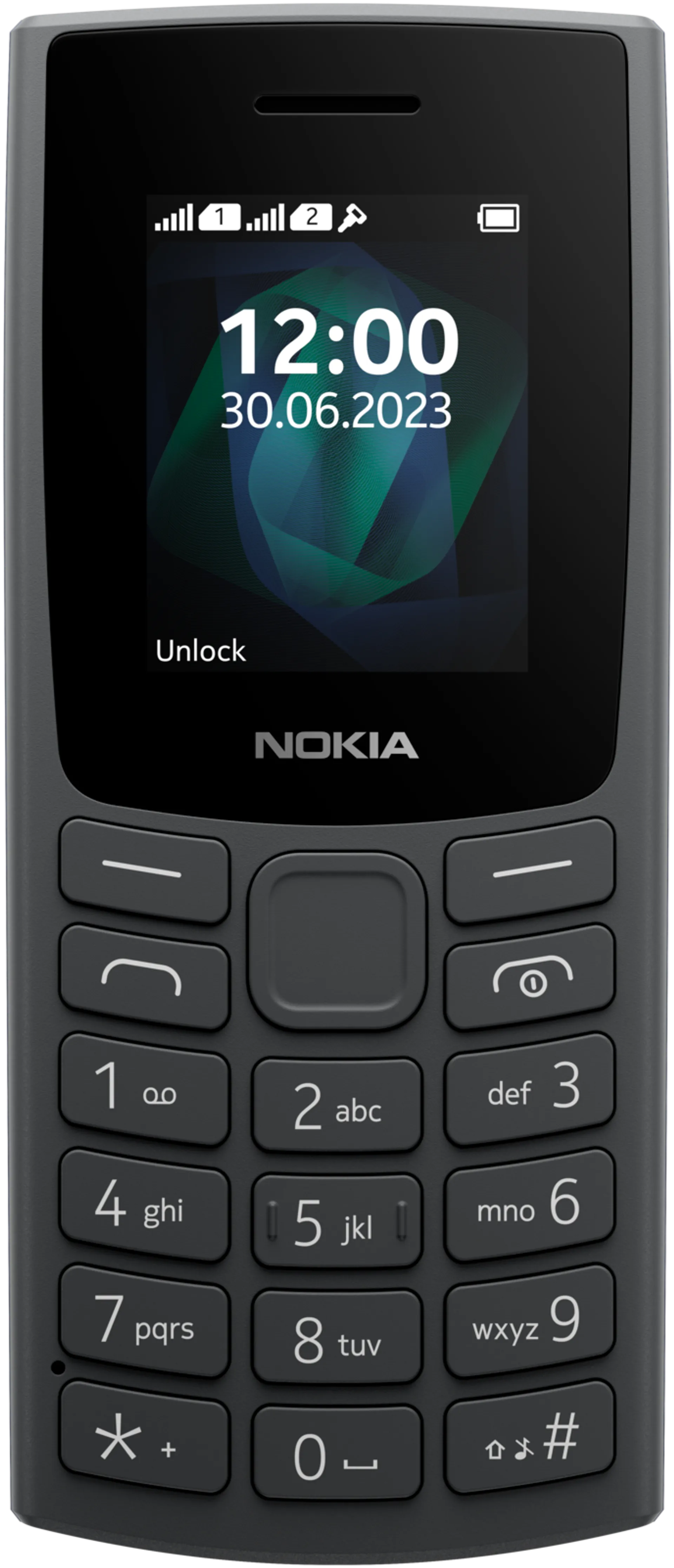 Nokia 105 peruspuhelin hiilenharmaa - 1