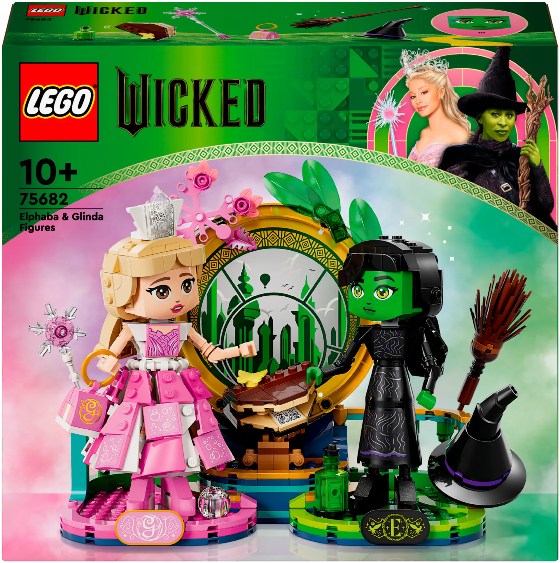 LEGO Wicked Elphaban ja Glindan hahmot, Rakennuslelu 75682 - 2