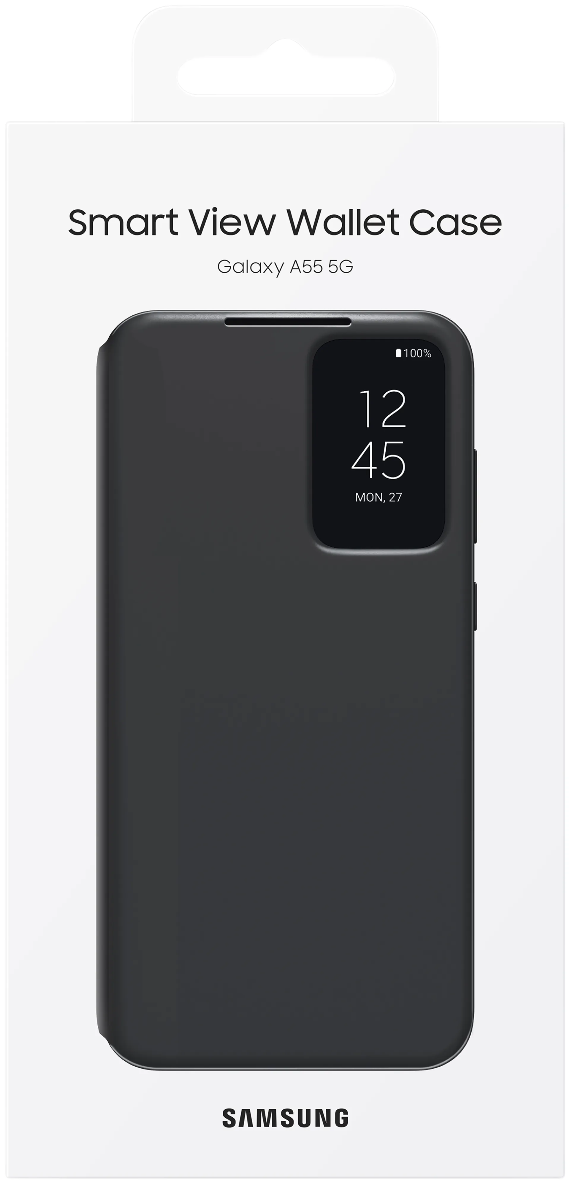 Samsung Galaxy A55 smart view wallet musta suojakotelo - 7