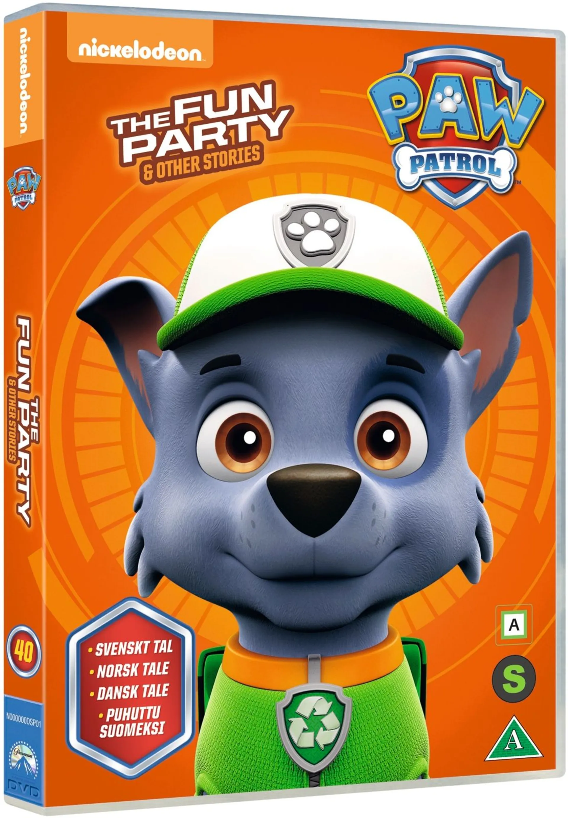 Paw Patrol 40 kausi 4 osa 10 - Fun Party DVD