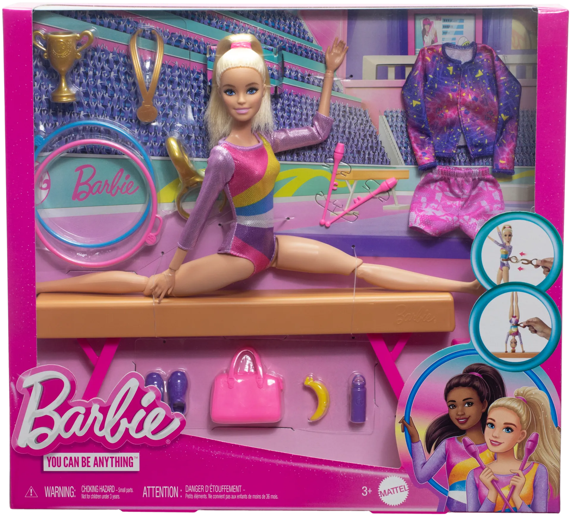 Voimistelija-Barbie leikkisetti - 6