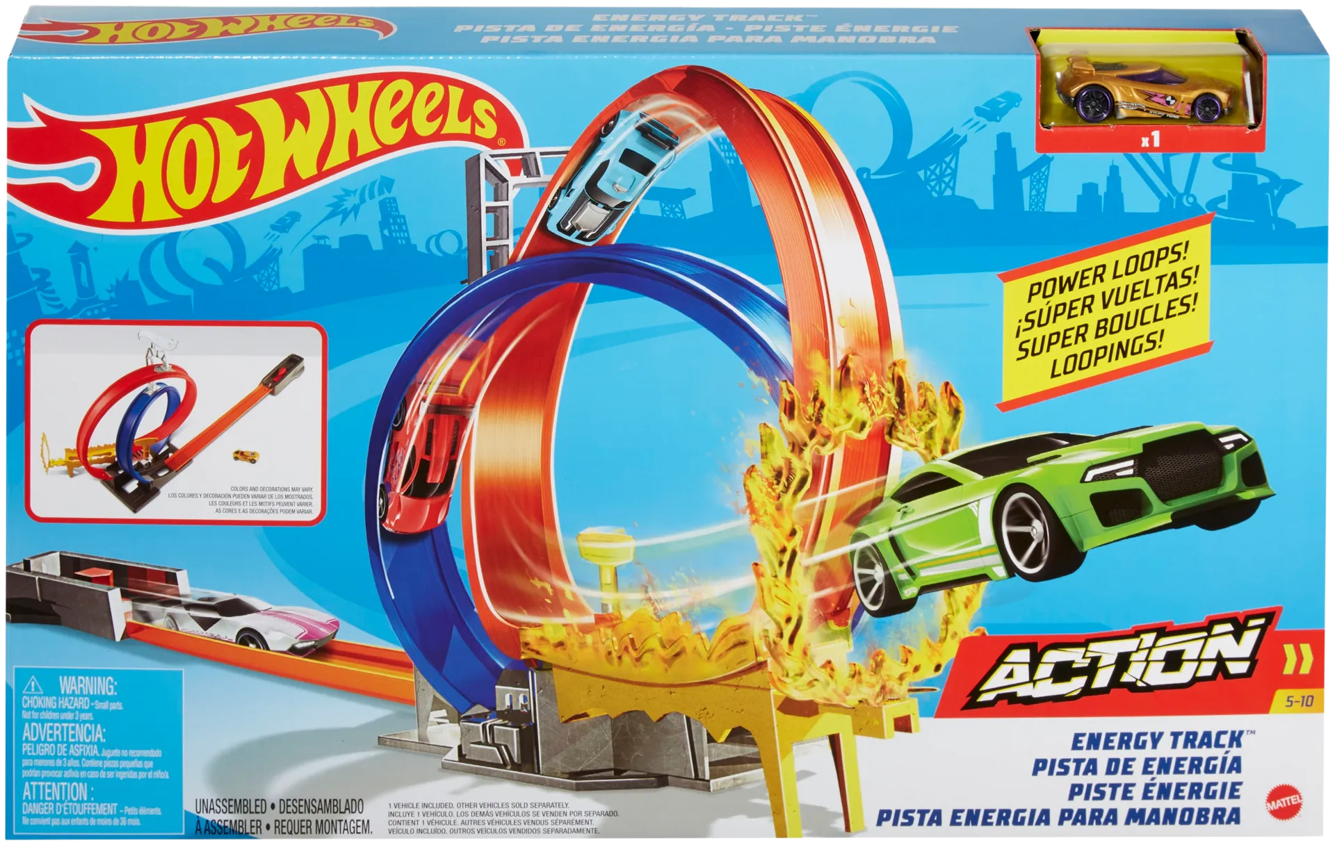 Hot Wheels Energy Track Set Gnd92 - 1