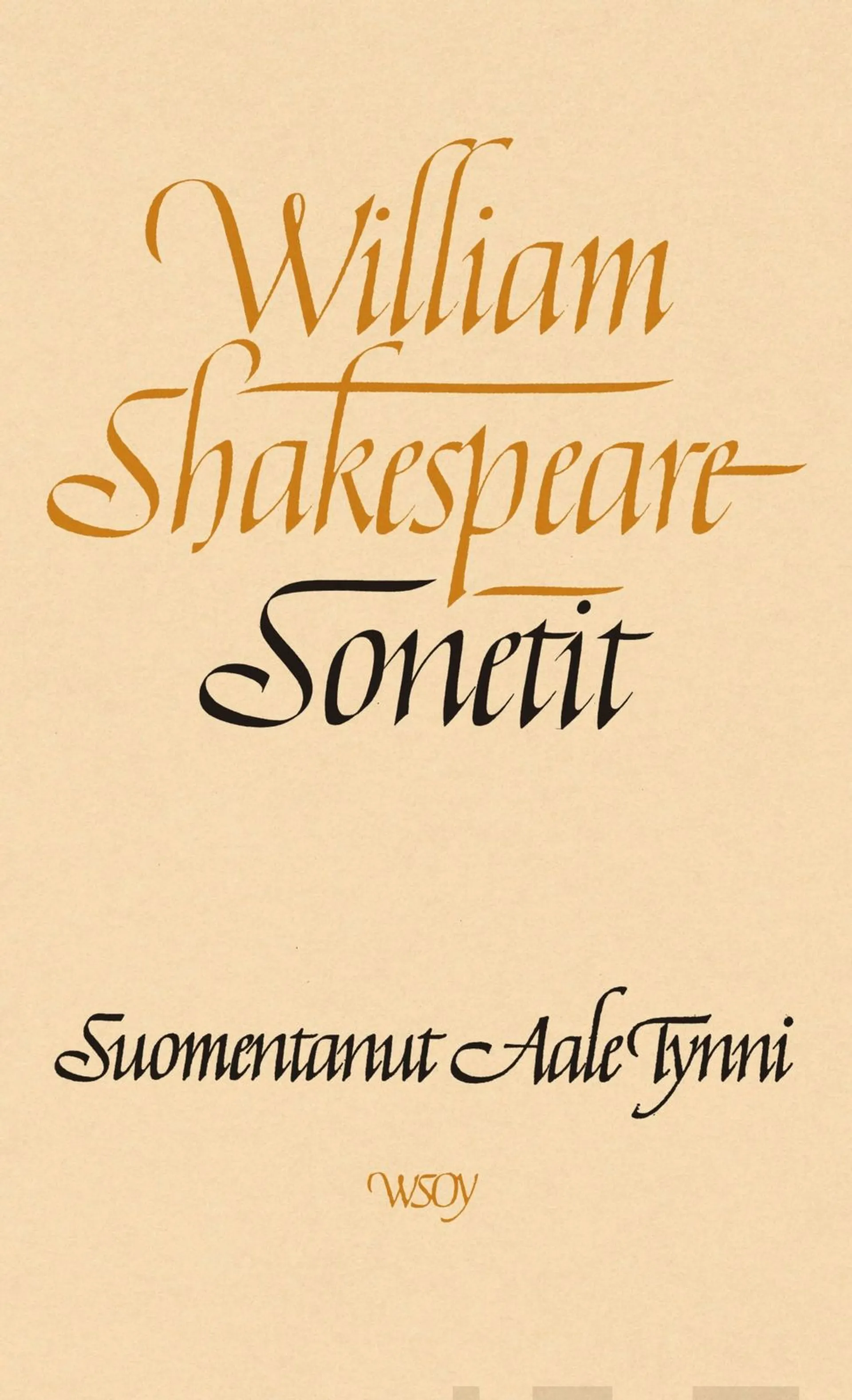 Shakespeare, Sonetit