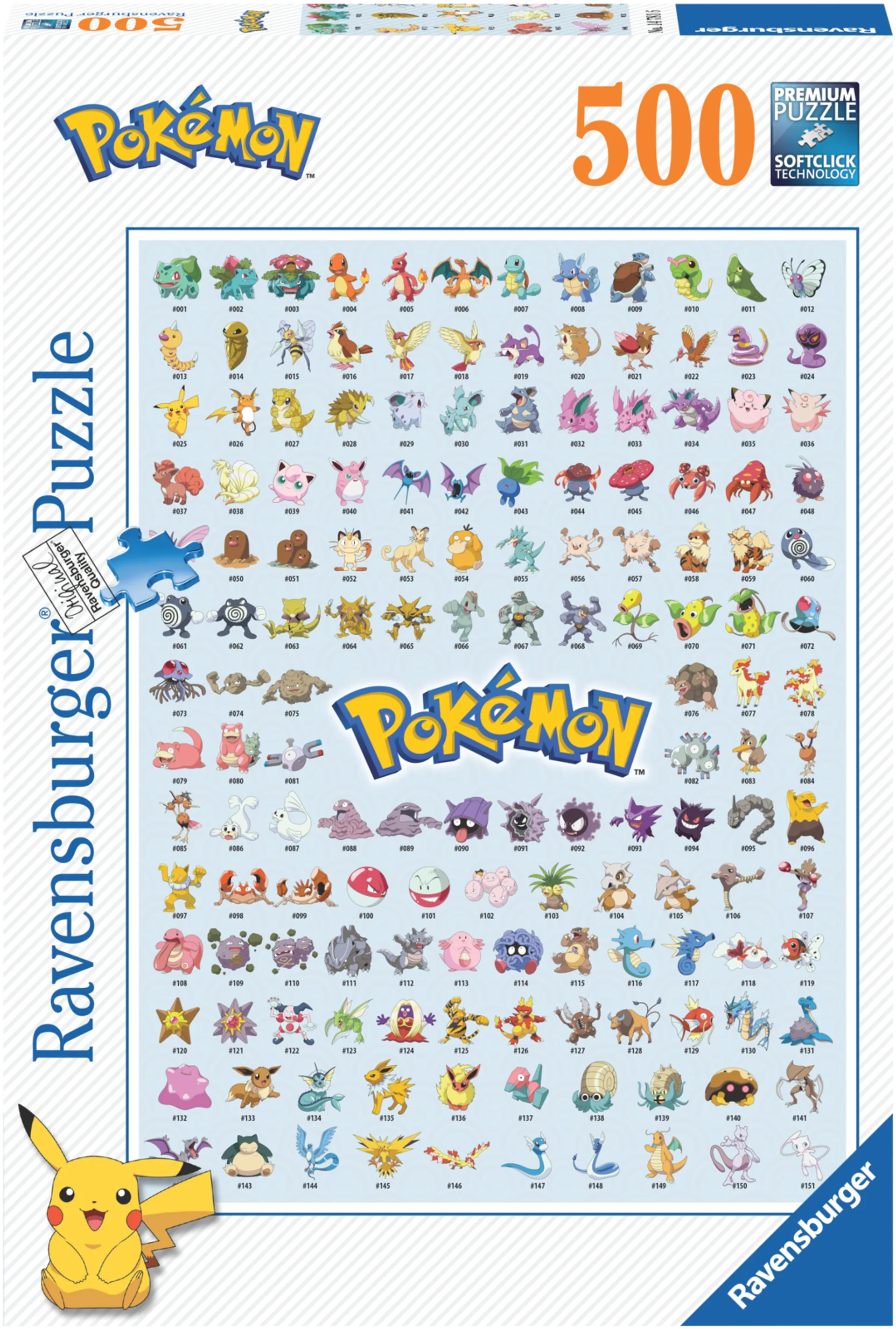 Ravensburger Pokémon – The First 151! 500p - 1