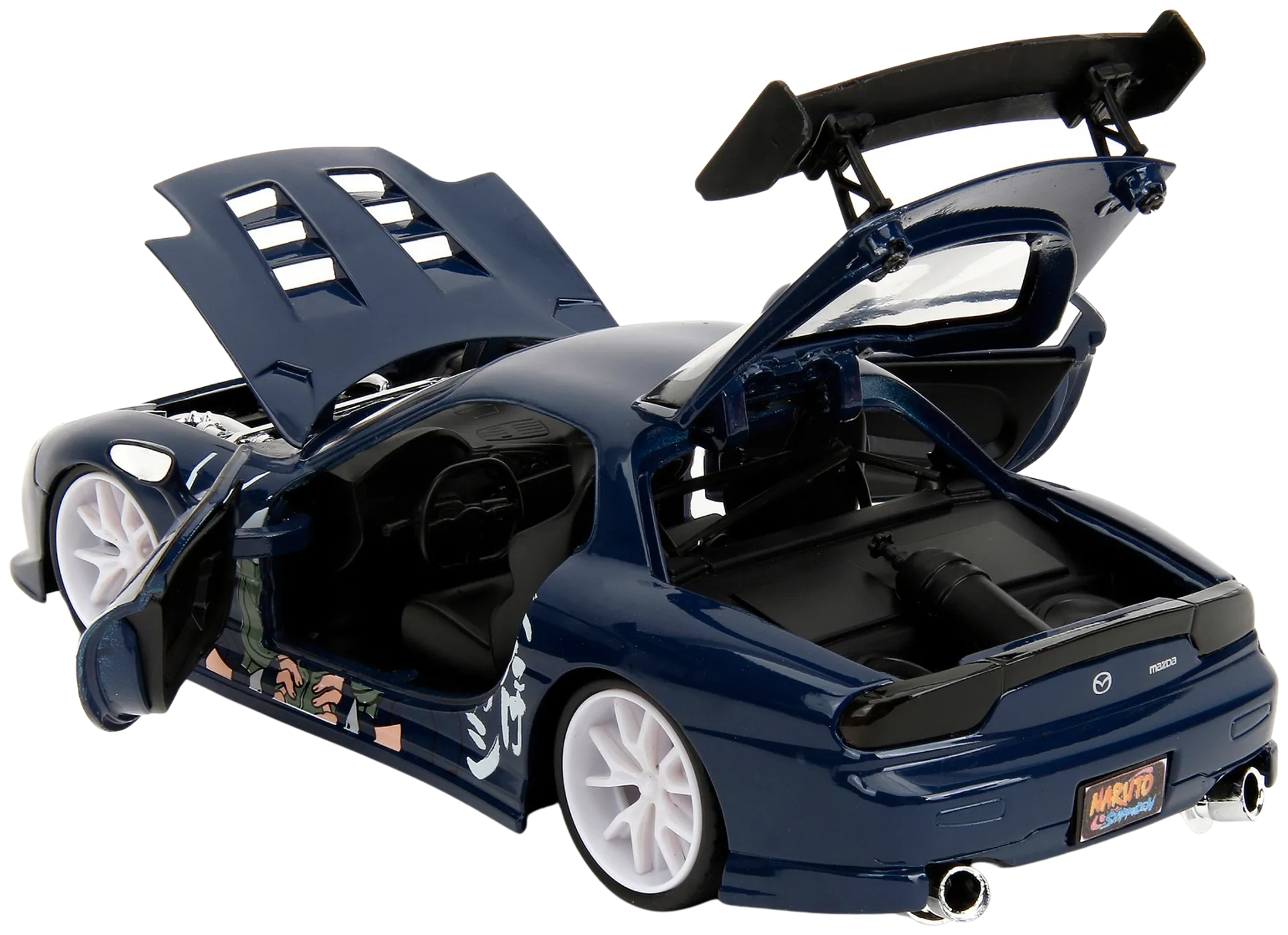 Jada Naruto Shippuden Kakashi Hatake ja 1993 Mazda RX-7, 20 cm, 1:24, die-cast - 3