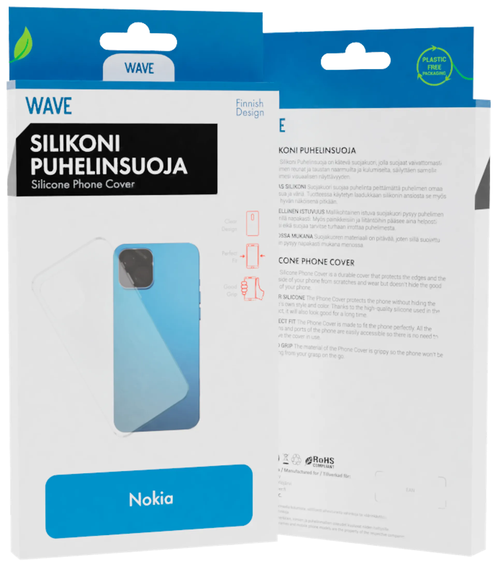 Wave Silikonisuoja, Nokia G22, Kirkas - 1