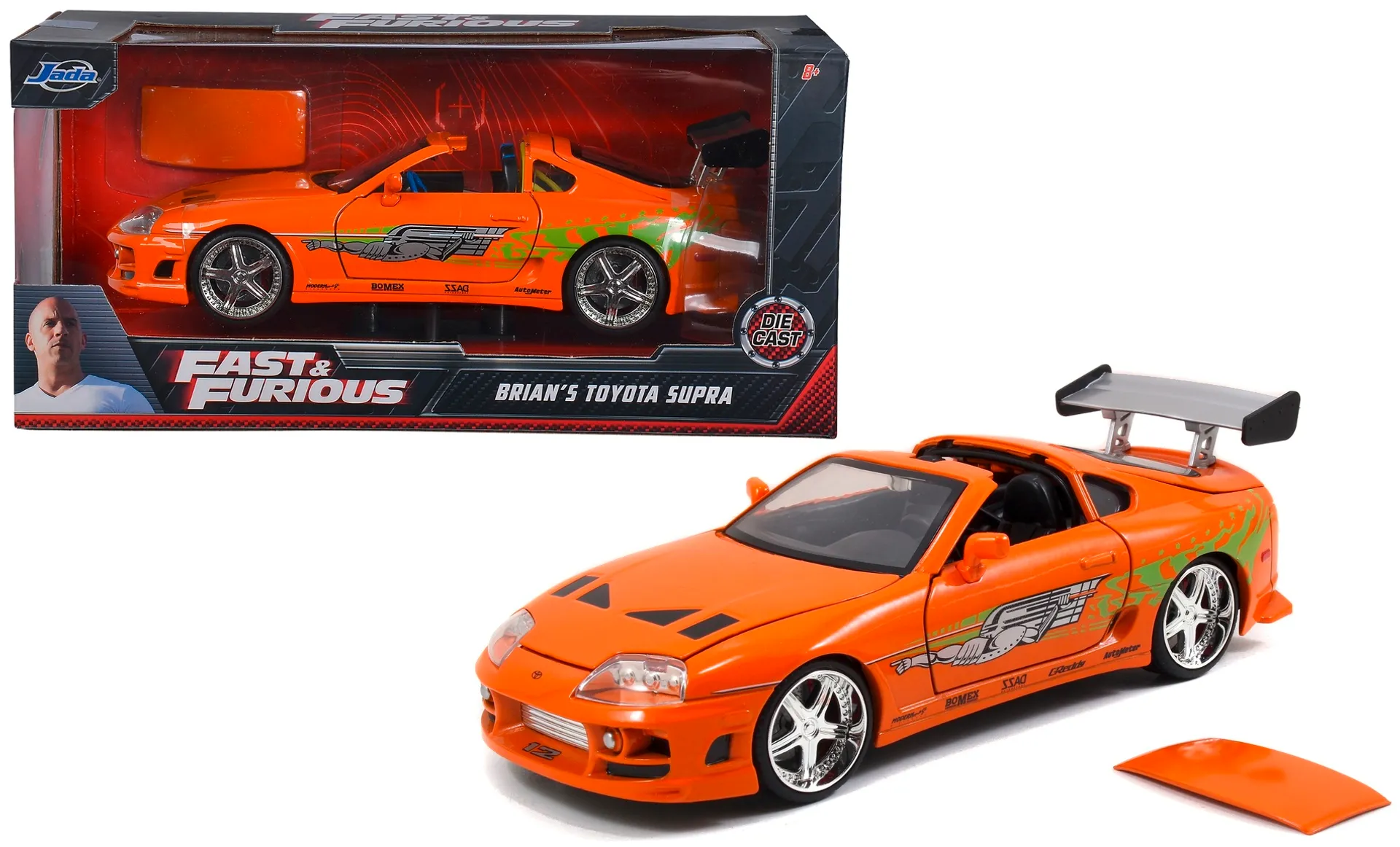 Jada Fast & Furious 1995 Toyota Supra 21 cm, 1:24, die-cast - 1