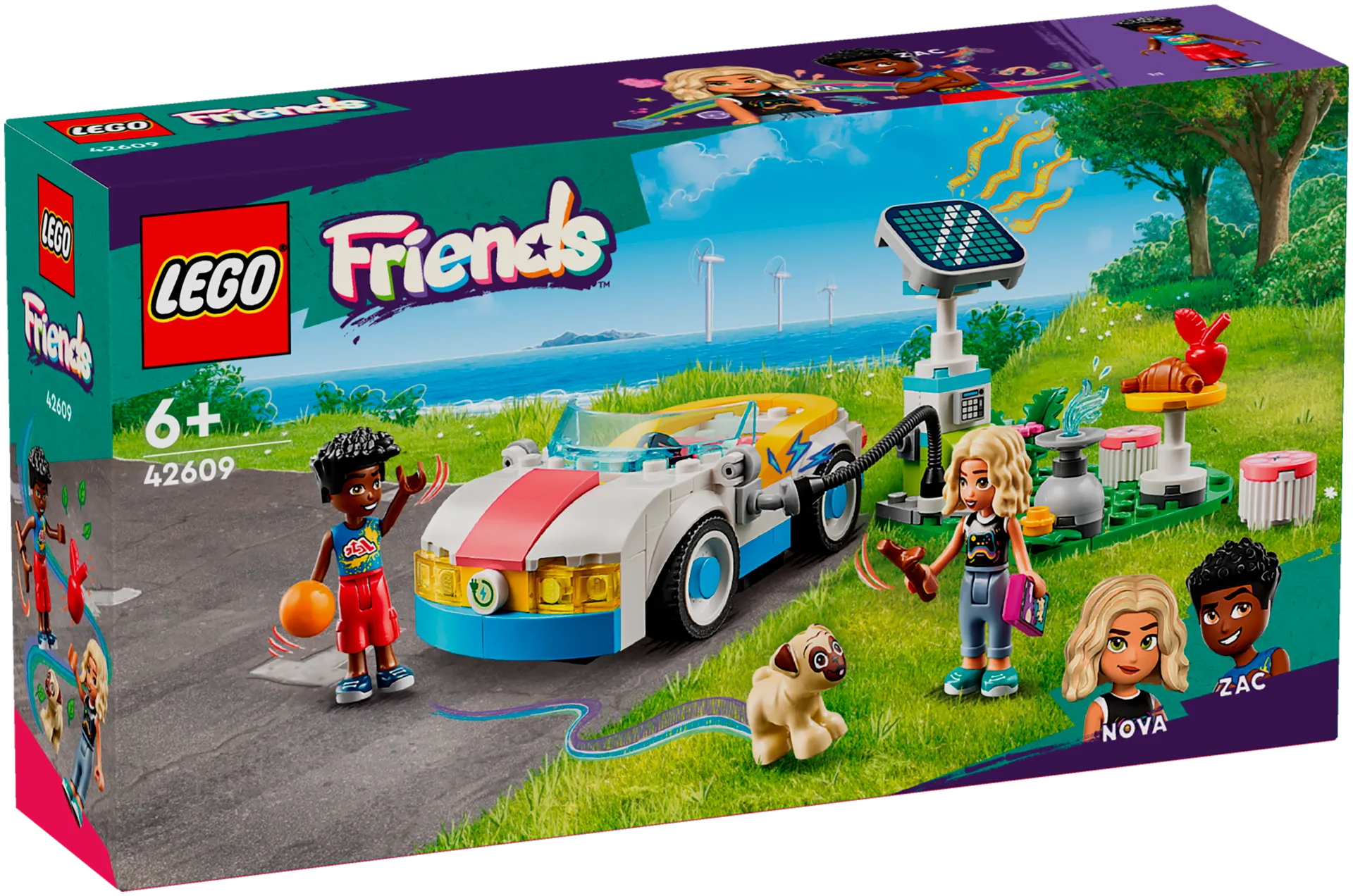 LEGO Friends 42609 Sähköauto ja latausasema - 2