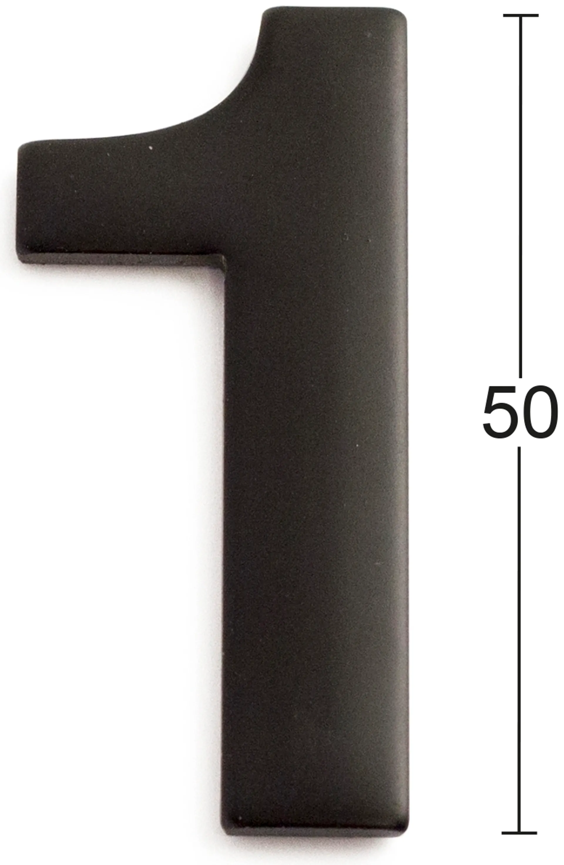 Numero 1 50mm musta rst - 1