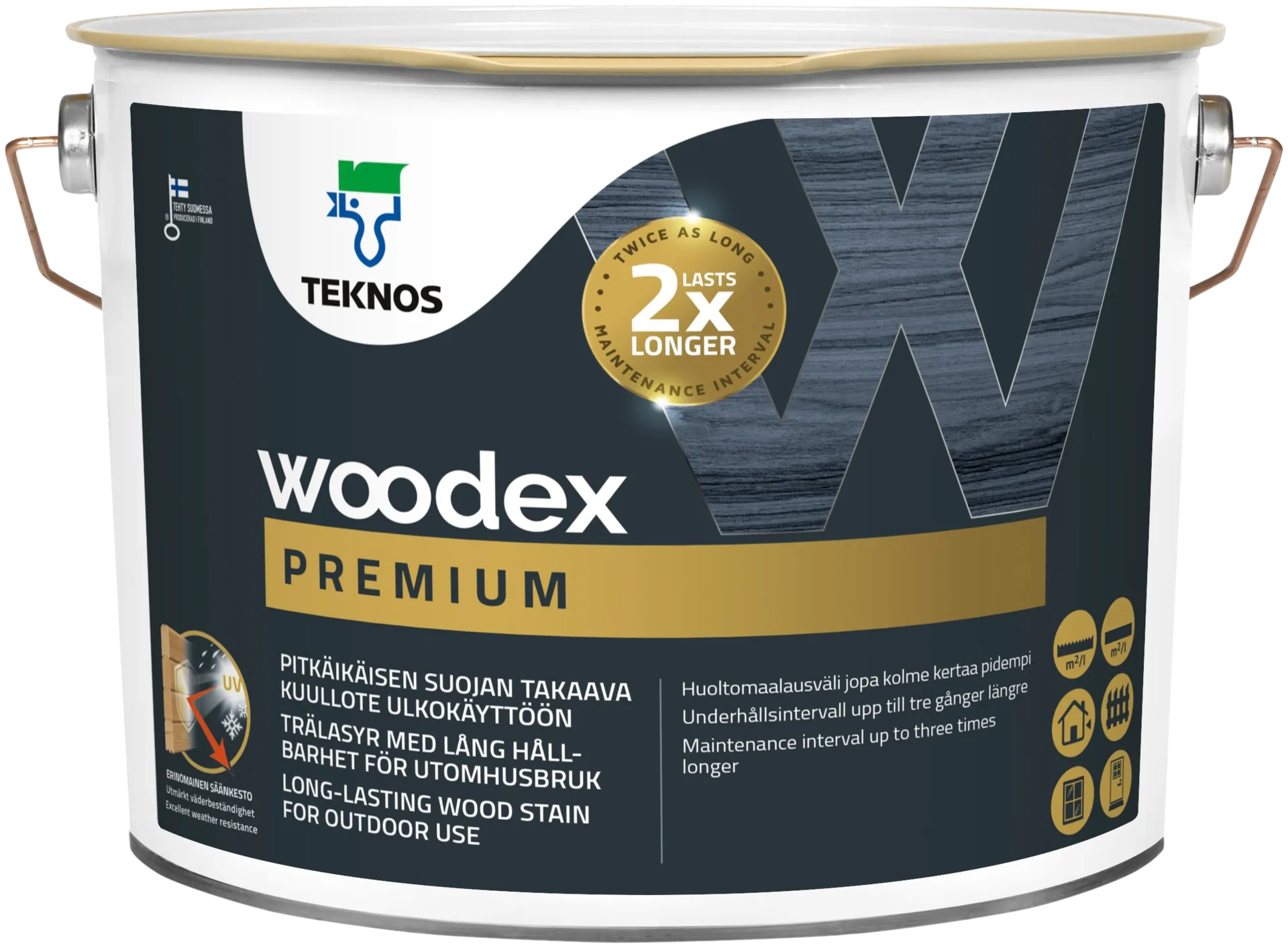 Teknos kuullote Woodex Premium väritön 9 l sävytettävä