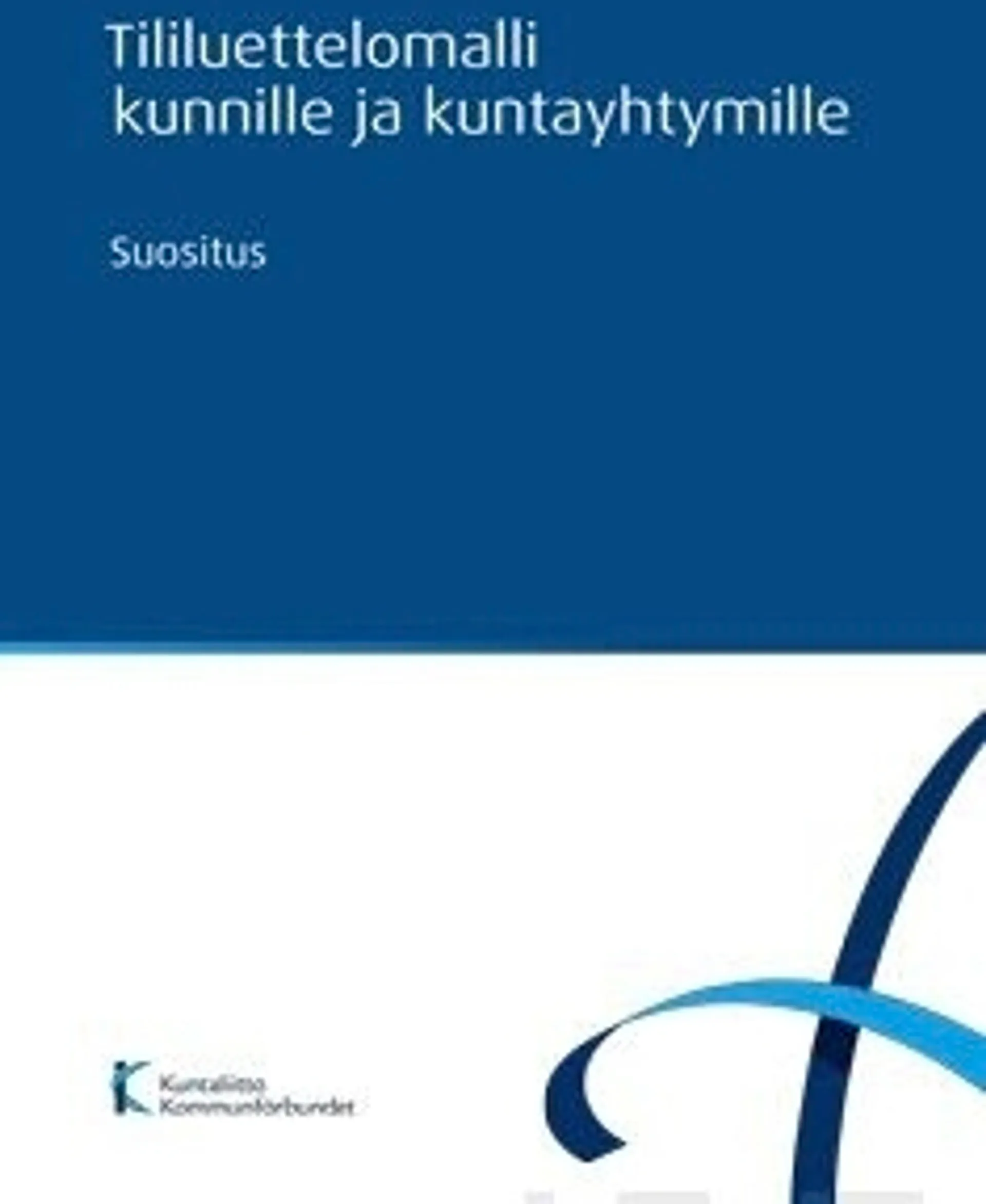 Heinonen, Tililuettelomalli kunnille ja kuntayhtymille