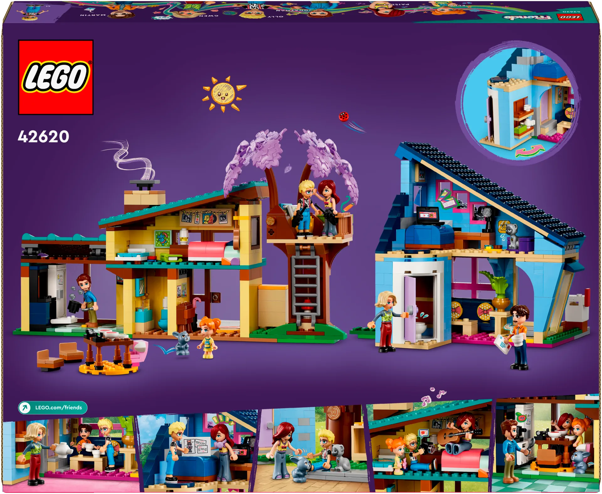 LEGO Friends 42620 Ollyn ja Paisleyn talot - 3