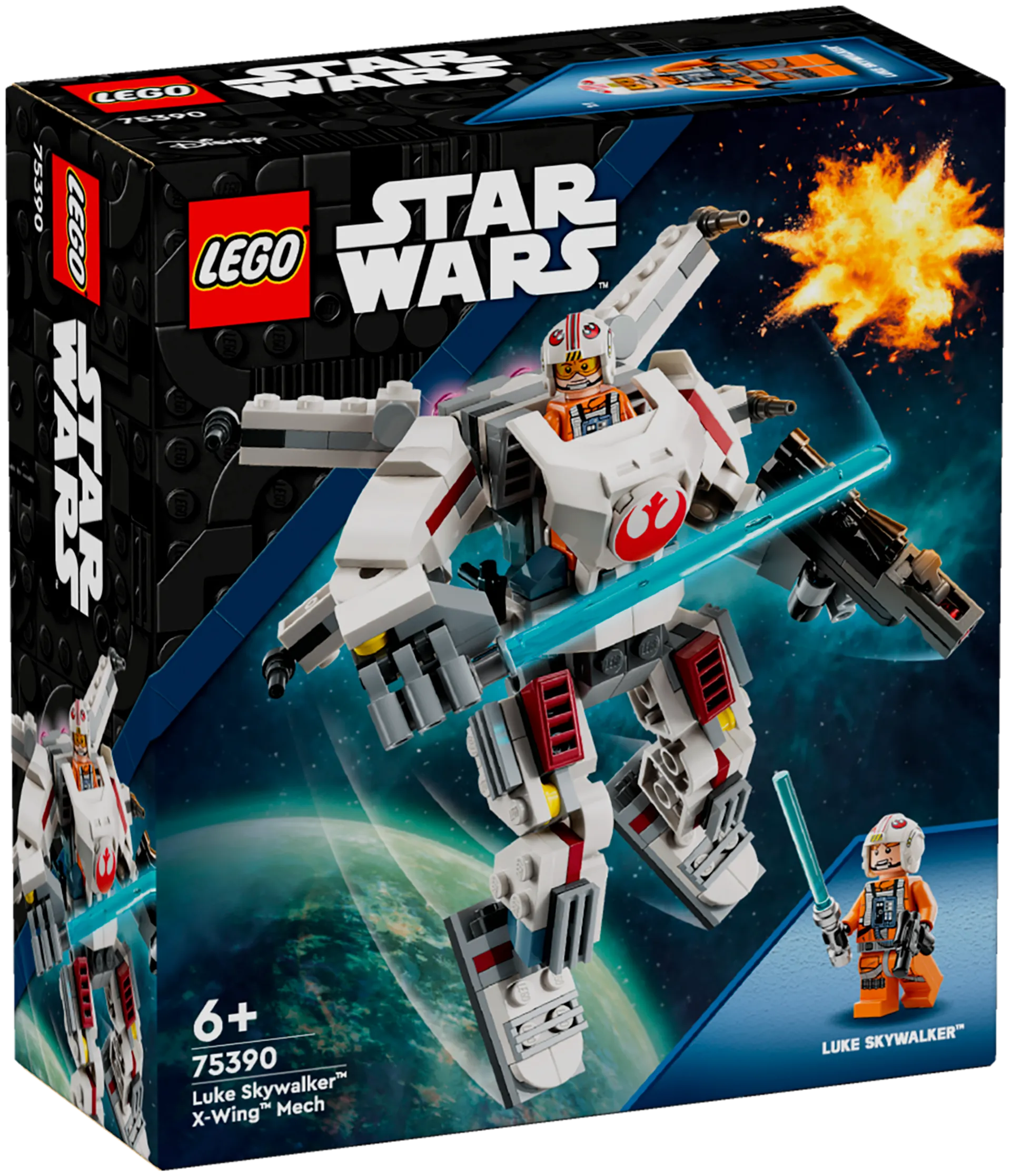 LEGO Star Wars 75390 Luke Skywalker™ X-wing™ robottiasussa - 2