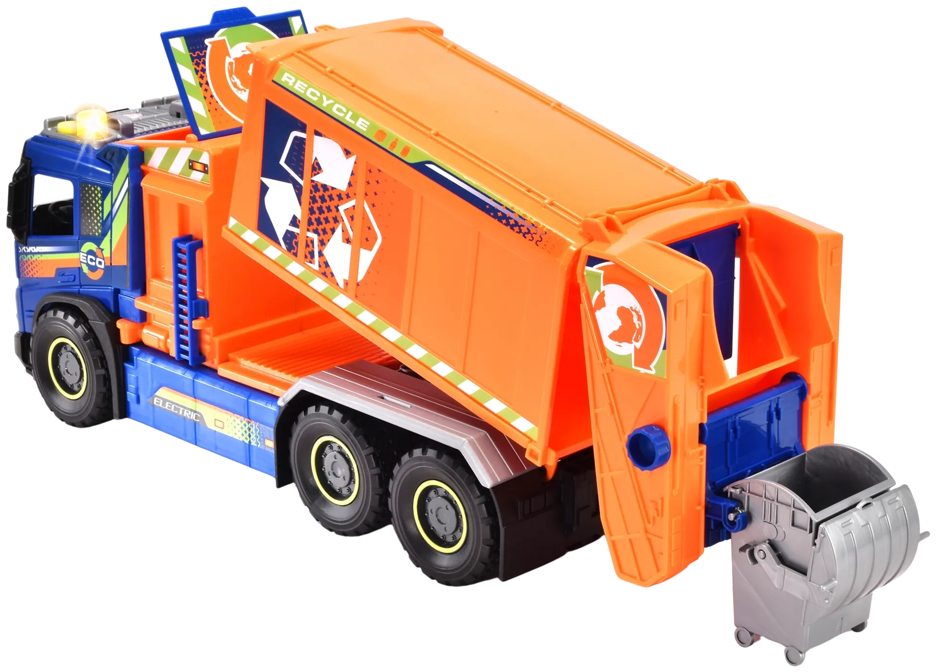 Dickie Toys jättikokoinen Volvo FMX jäteauto, 55 cm - 7