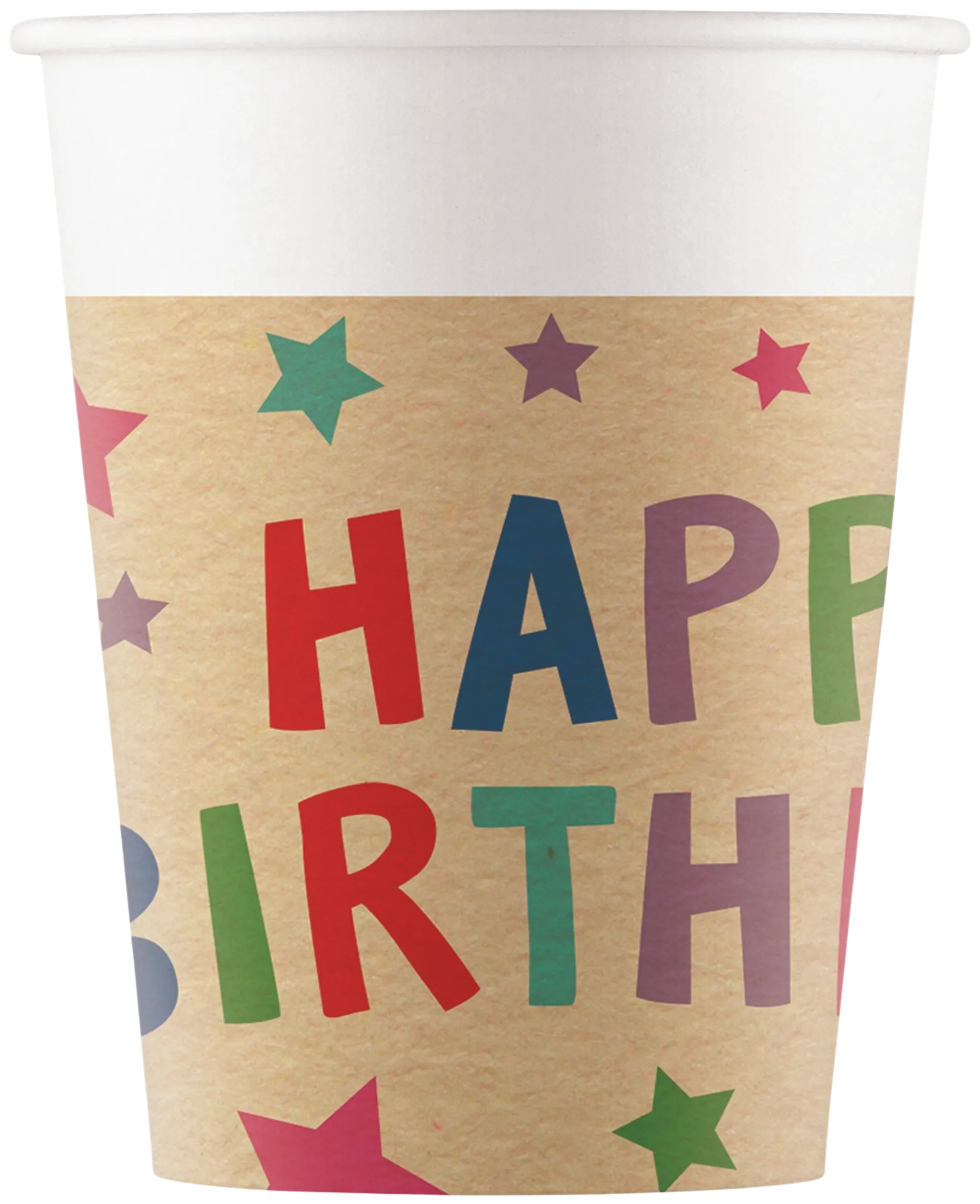 Kraft Happy Birthday with Stars FSC kartonkimukit 200ml