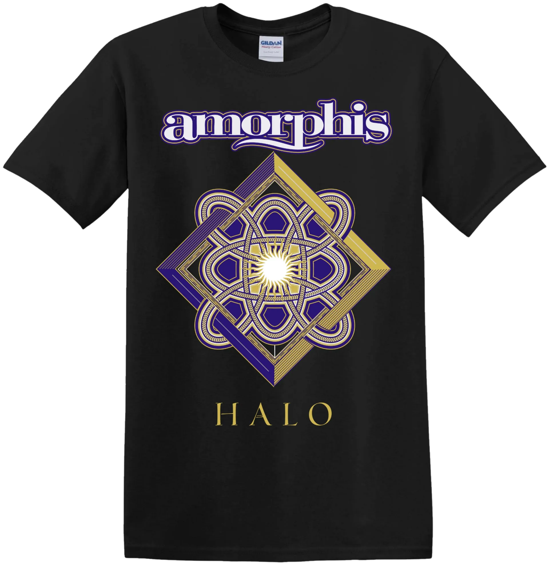 Amorphis aikuisten t-paita Halo - MUSTA