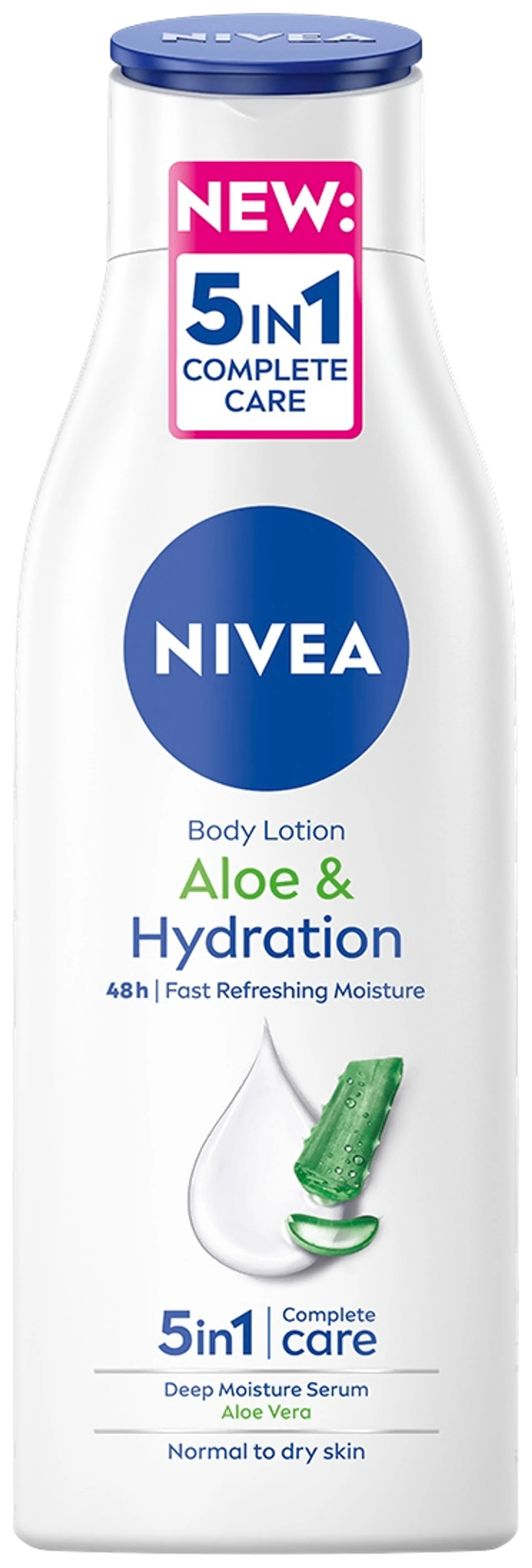 NIVEA 250ml Aloe & Hydration Body Lotion -vartalovoide
