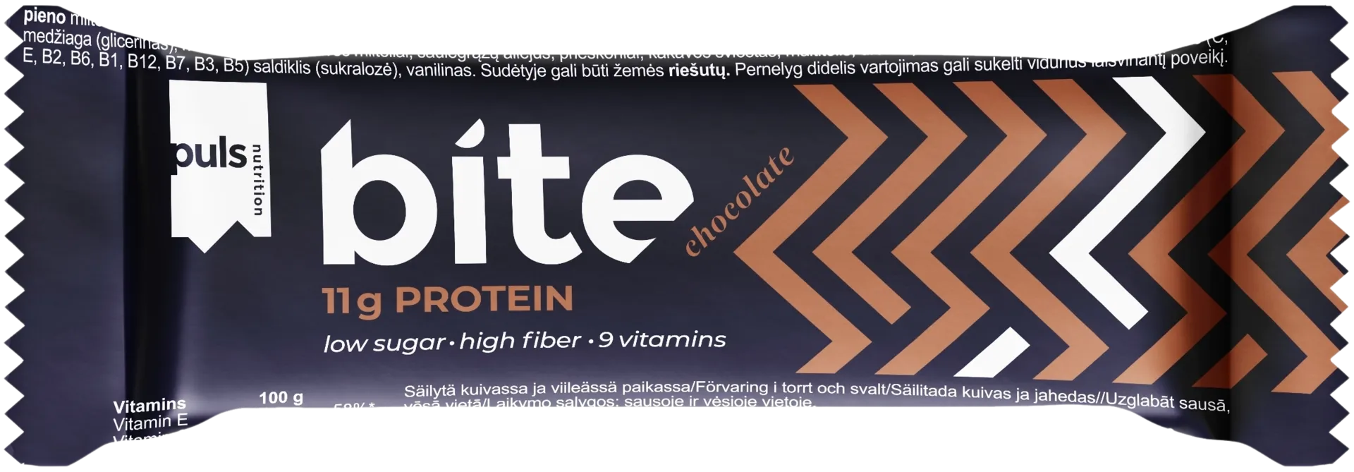 PULS Bite 35g suklaa vahäsokerinen proteiinipatukka