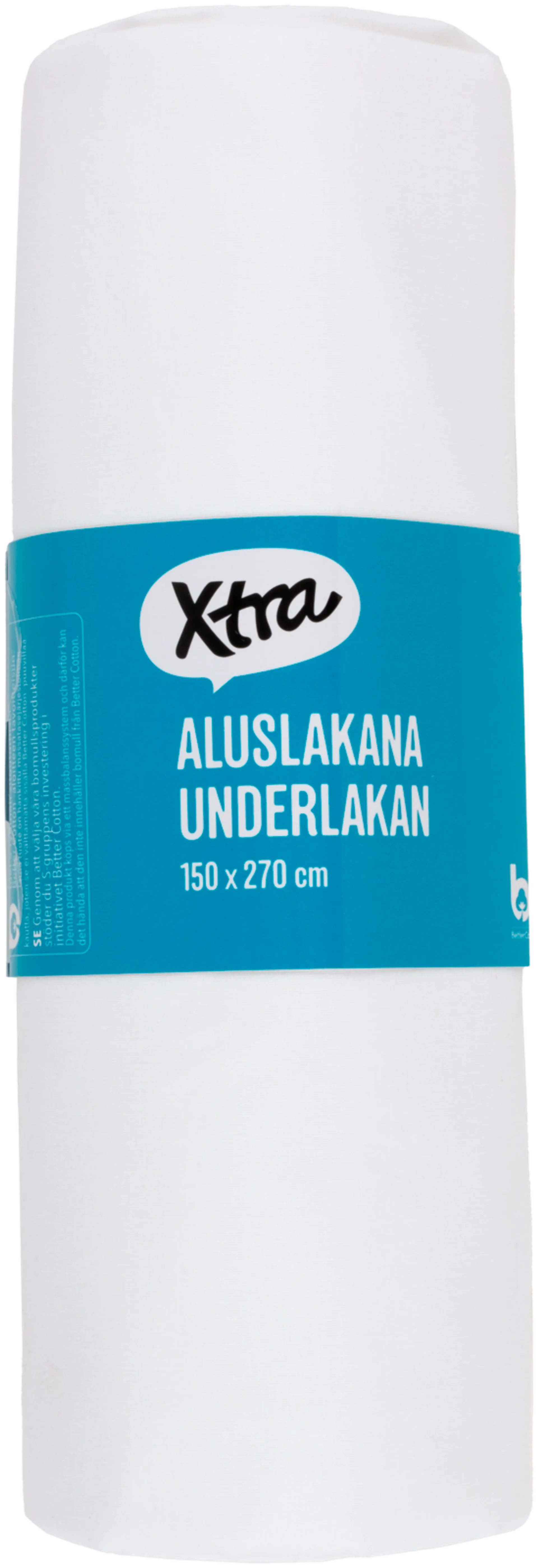 Xtra aluslakana Uni 150 x 170 cm valkoinen