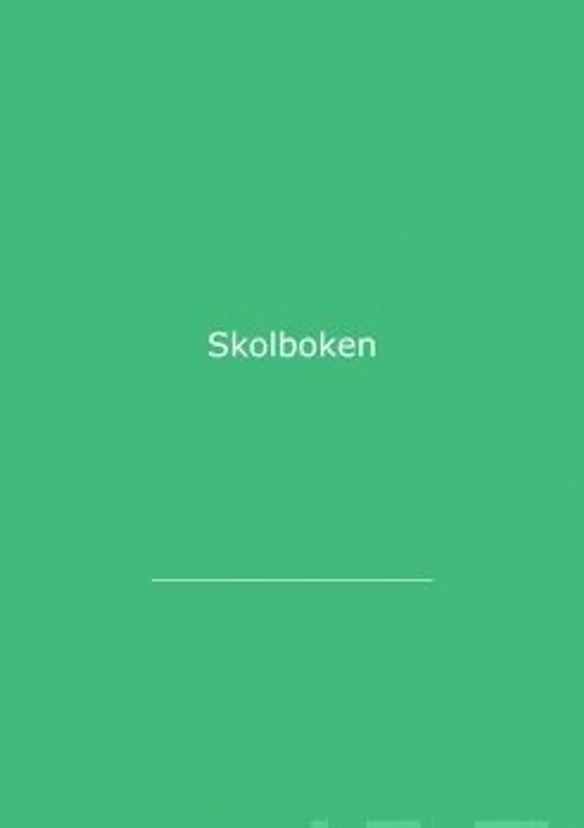 Skolboken grön (koko B5)