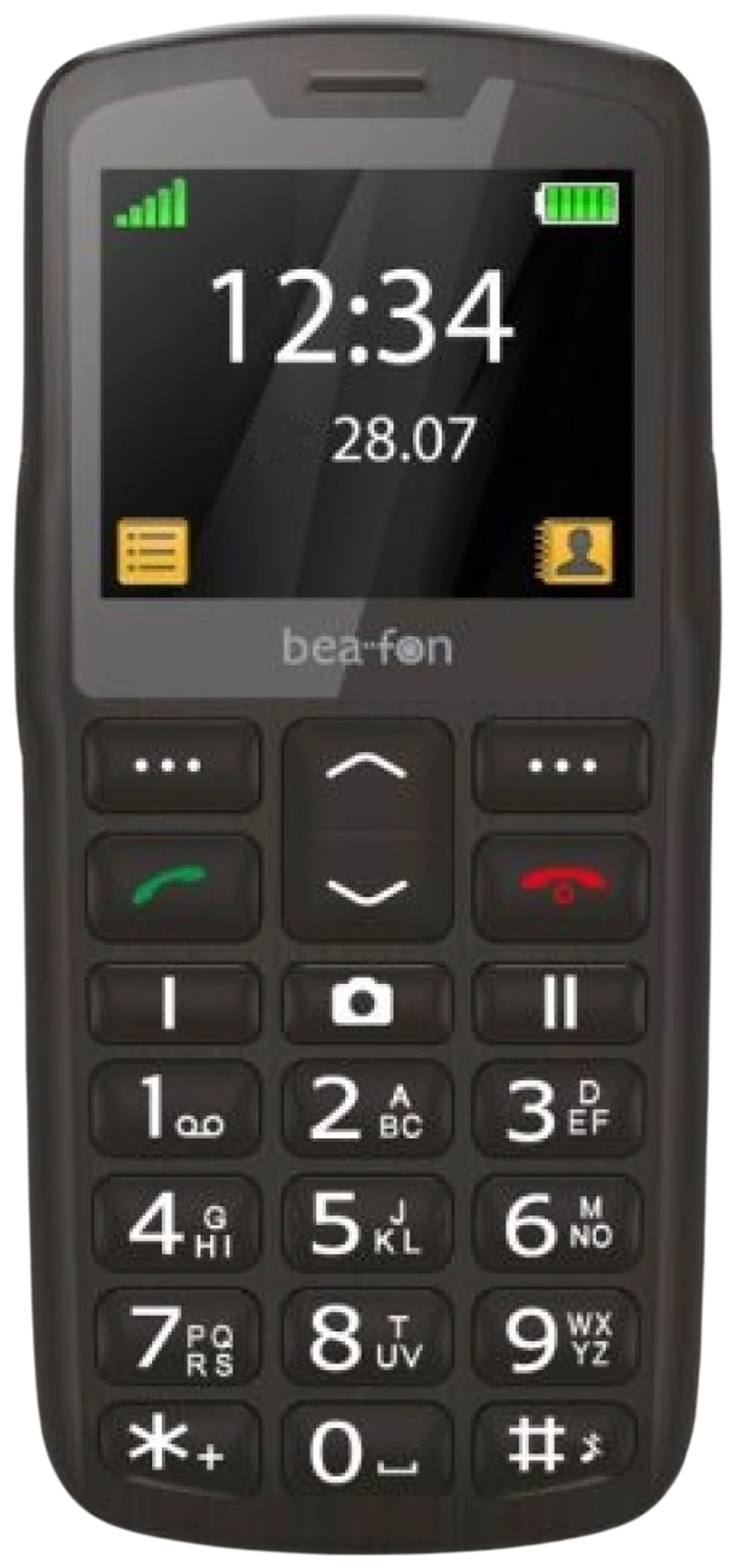 Beafon SL260 LTE puhelin musta-hopea - 1