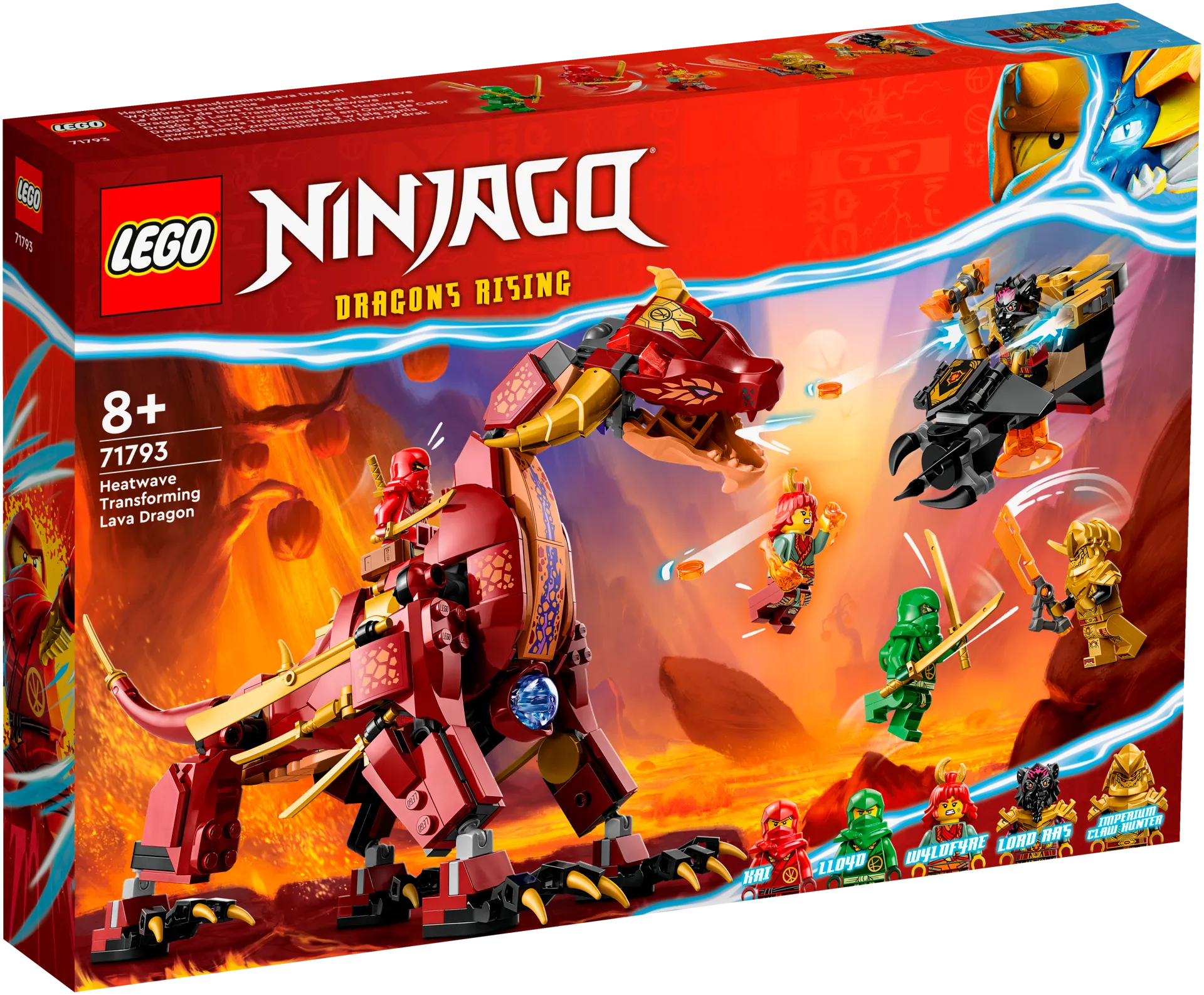 LEGO® NINJAGO®  71793 Heatwave – muuntautumiskykyinen laavalohikäärme - 2