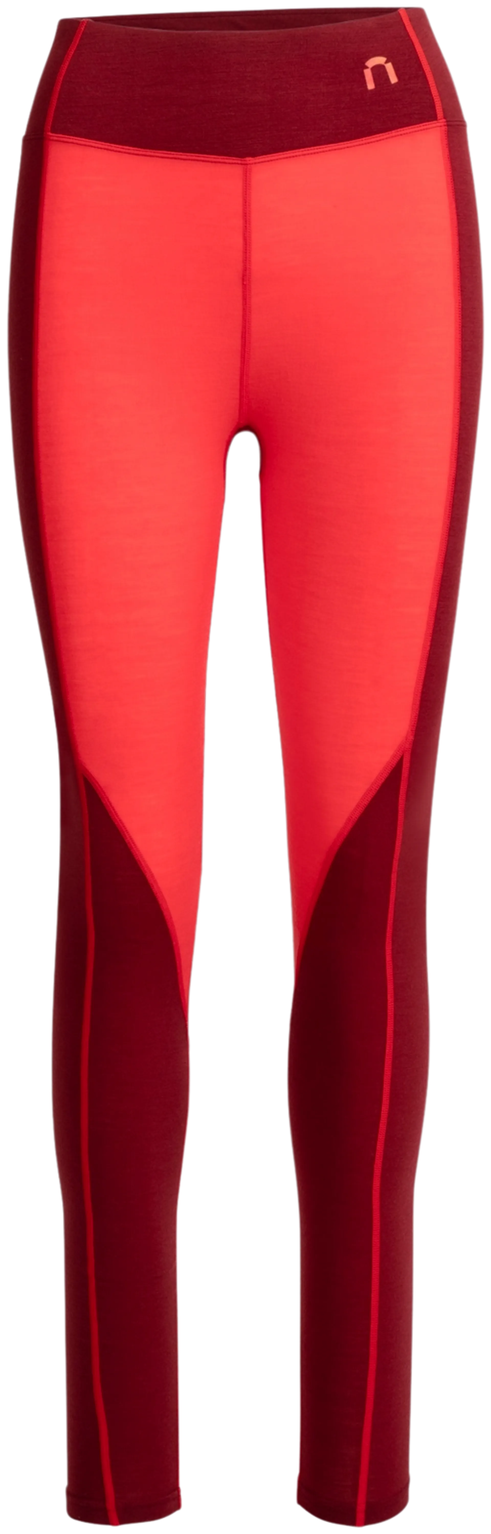 North Outdoor naisten merinopitkikset Intense pro 150 - Rhubarb red/poppy red