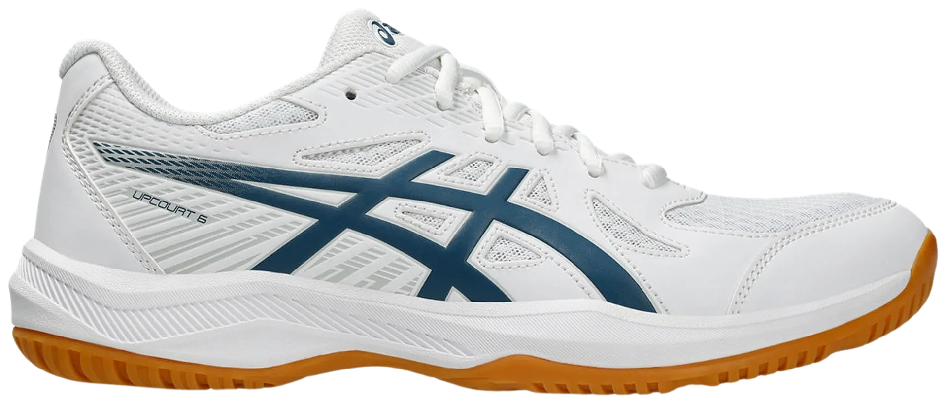 Miesten sisäpelikengät Asics Upcourt 6 - WHITE/VINTAGE INDIGO - 1