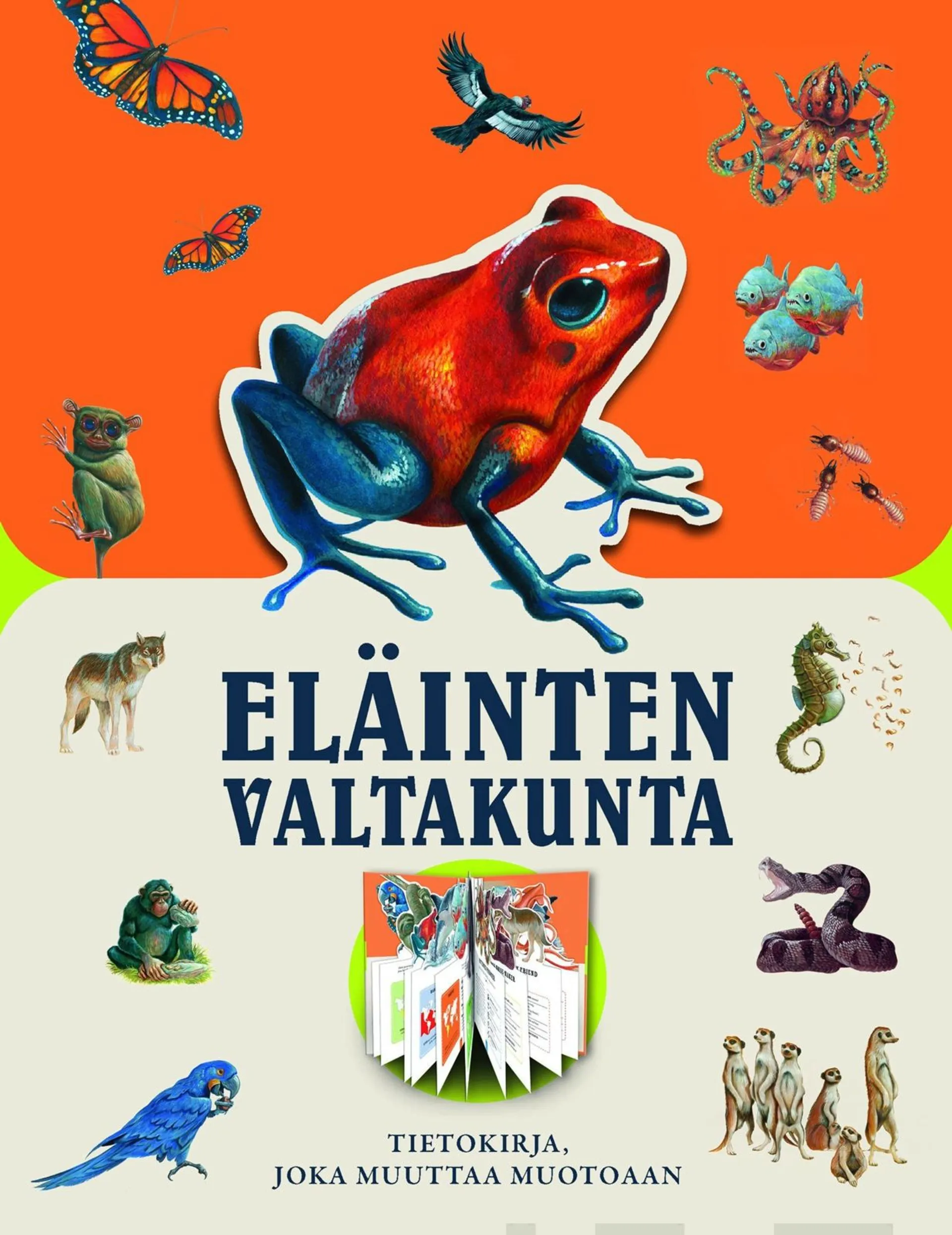 Eläinten valtakunta - Tietokirja, joka muuttaa muotoaan