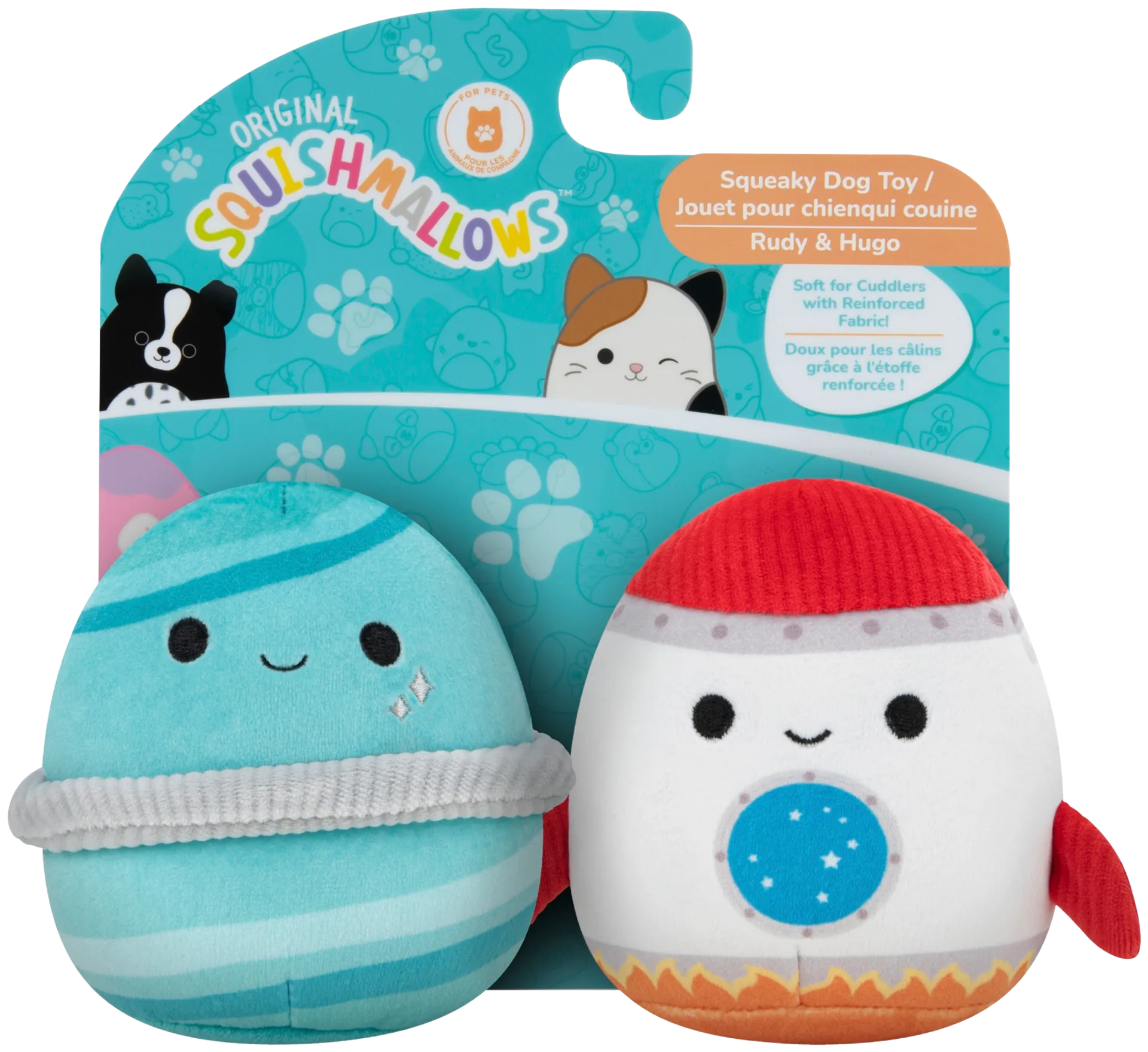 Squishmallows pehmolelu Squeaky tuplapakkaus 9 cm, erilaisia - 5