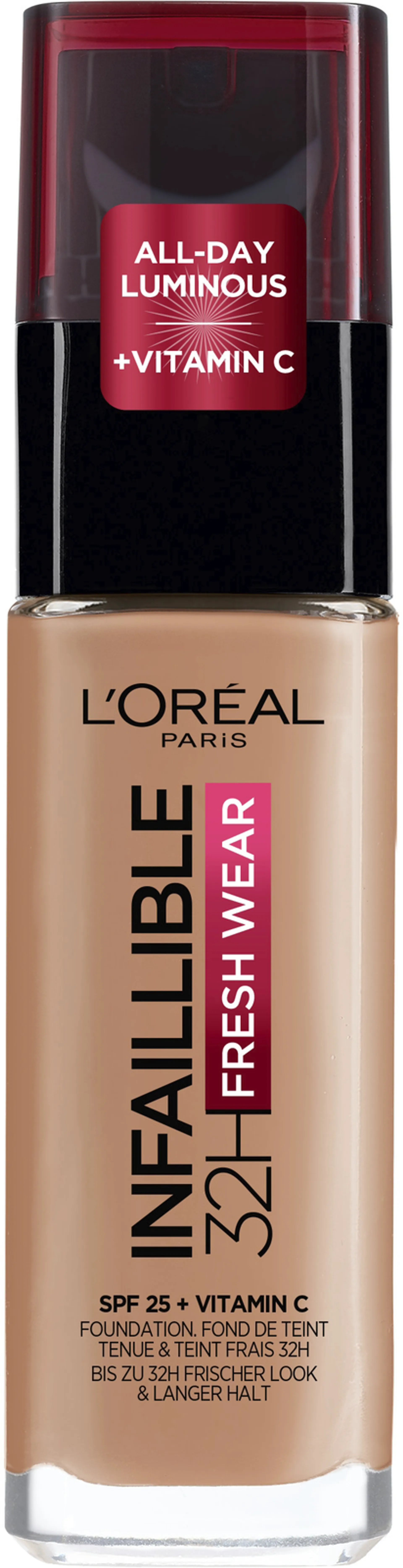 L'Oréal Paris Infaillible Fresh Wear 300 Amber meikkivoide 30ml - 1