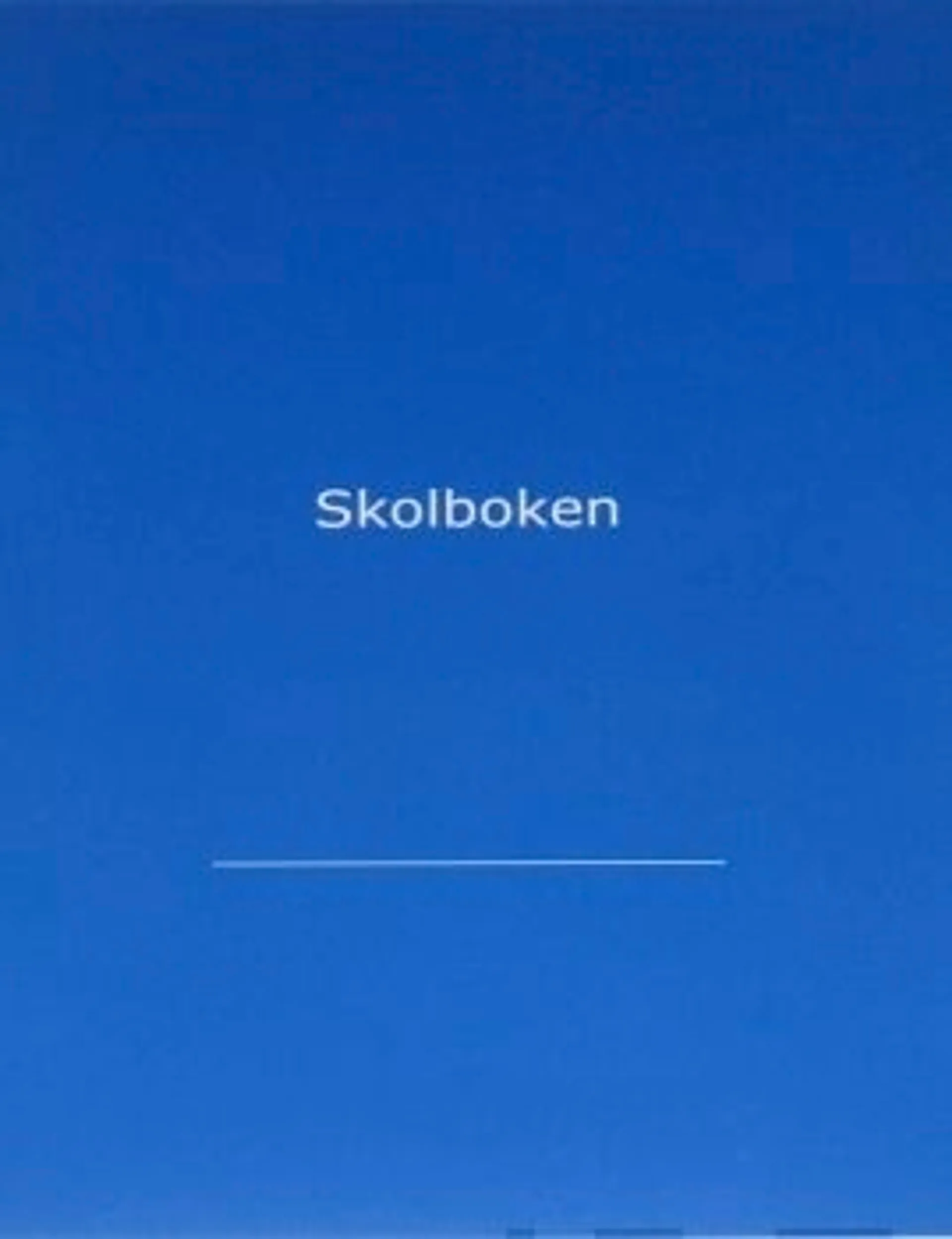 Skolboken blå (B5 koko)