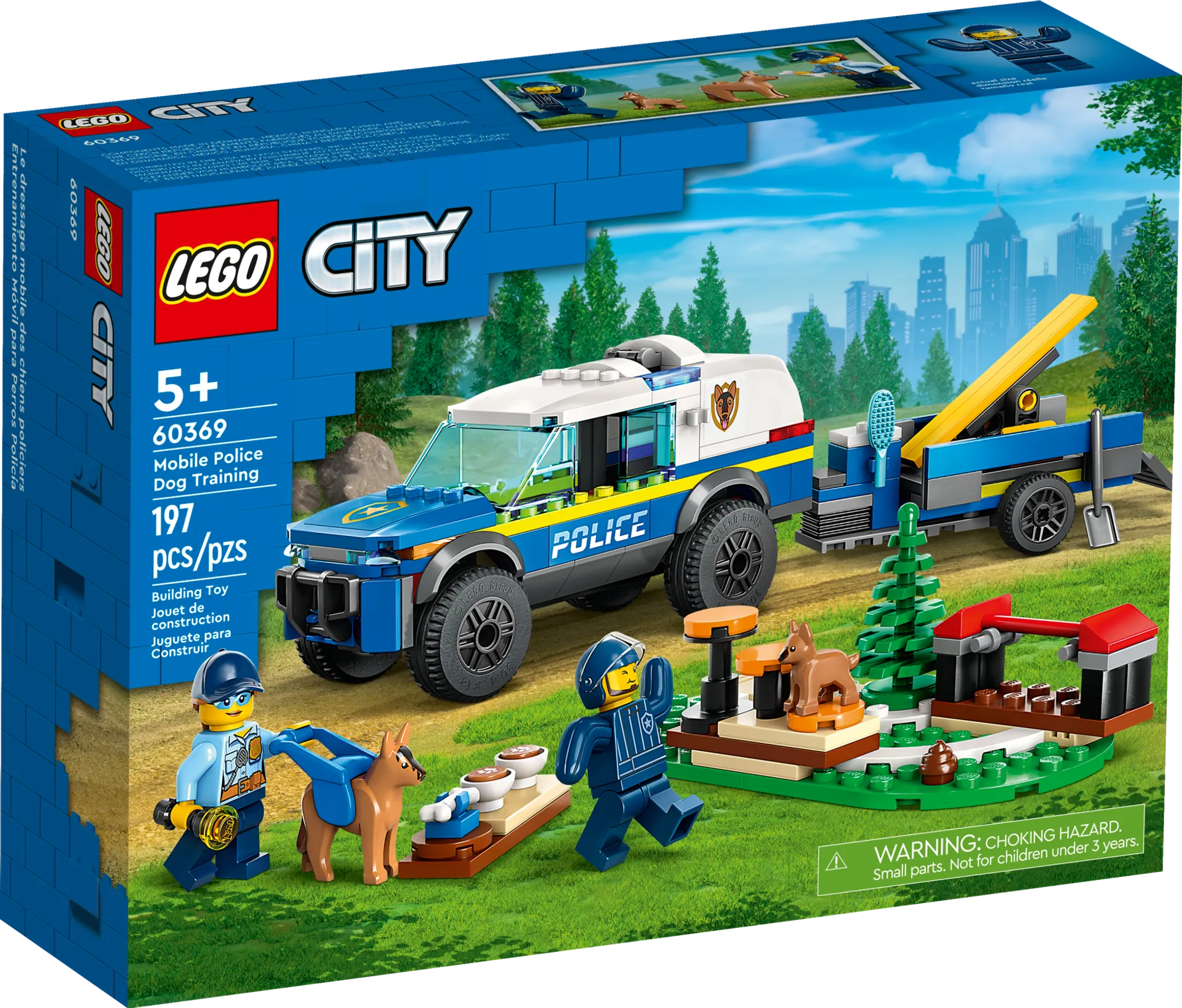 LEGO City Police 60369 Poliisikoirien koulutusrata