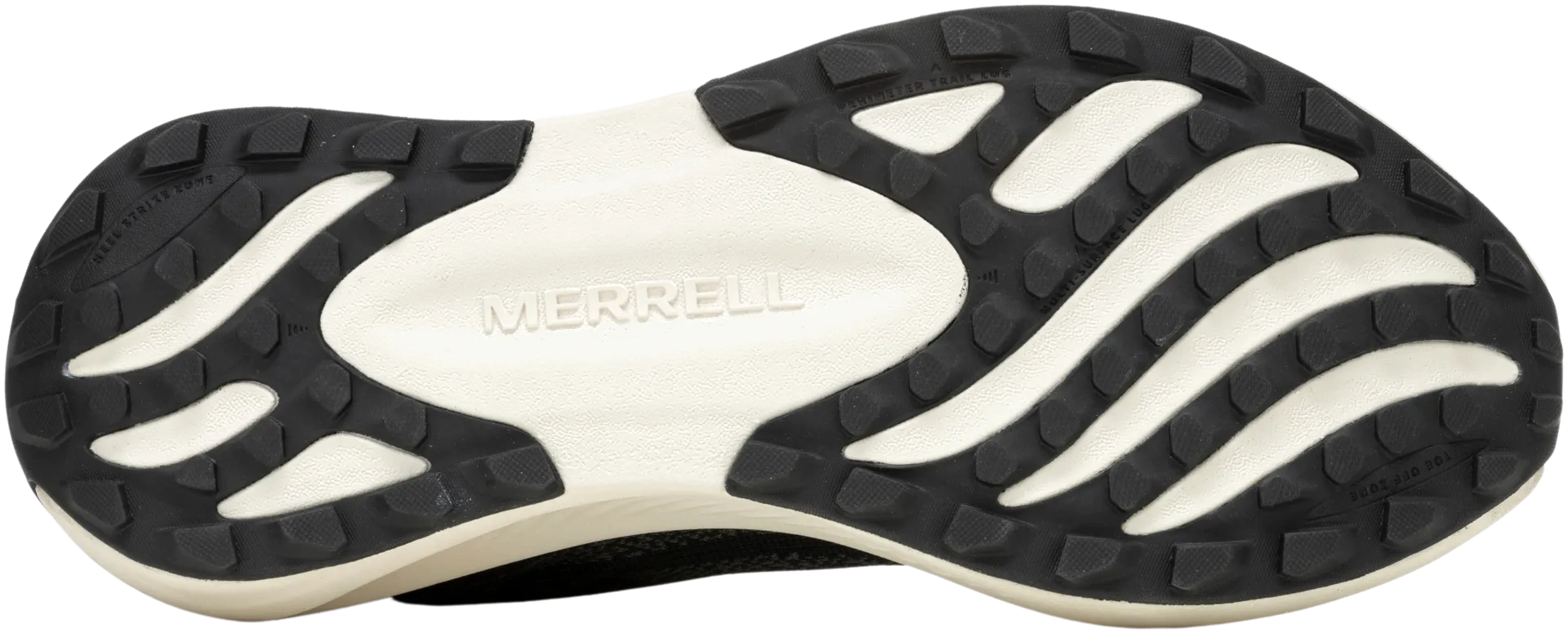 Merrell miesten juoksujalkine Morphlite black/white - Black/white - 5