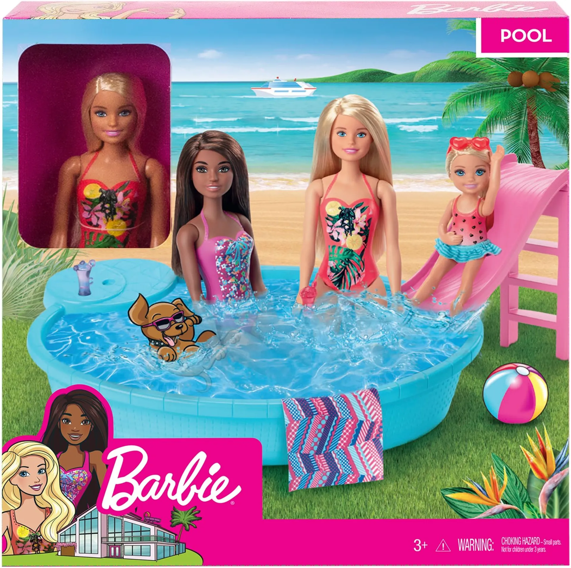 Barbie leikkisetti Pool - 1