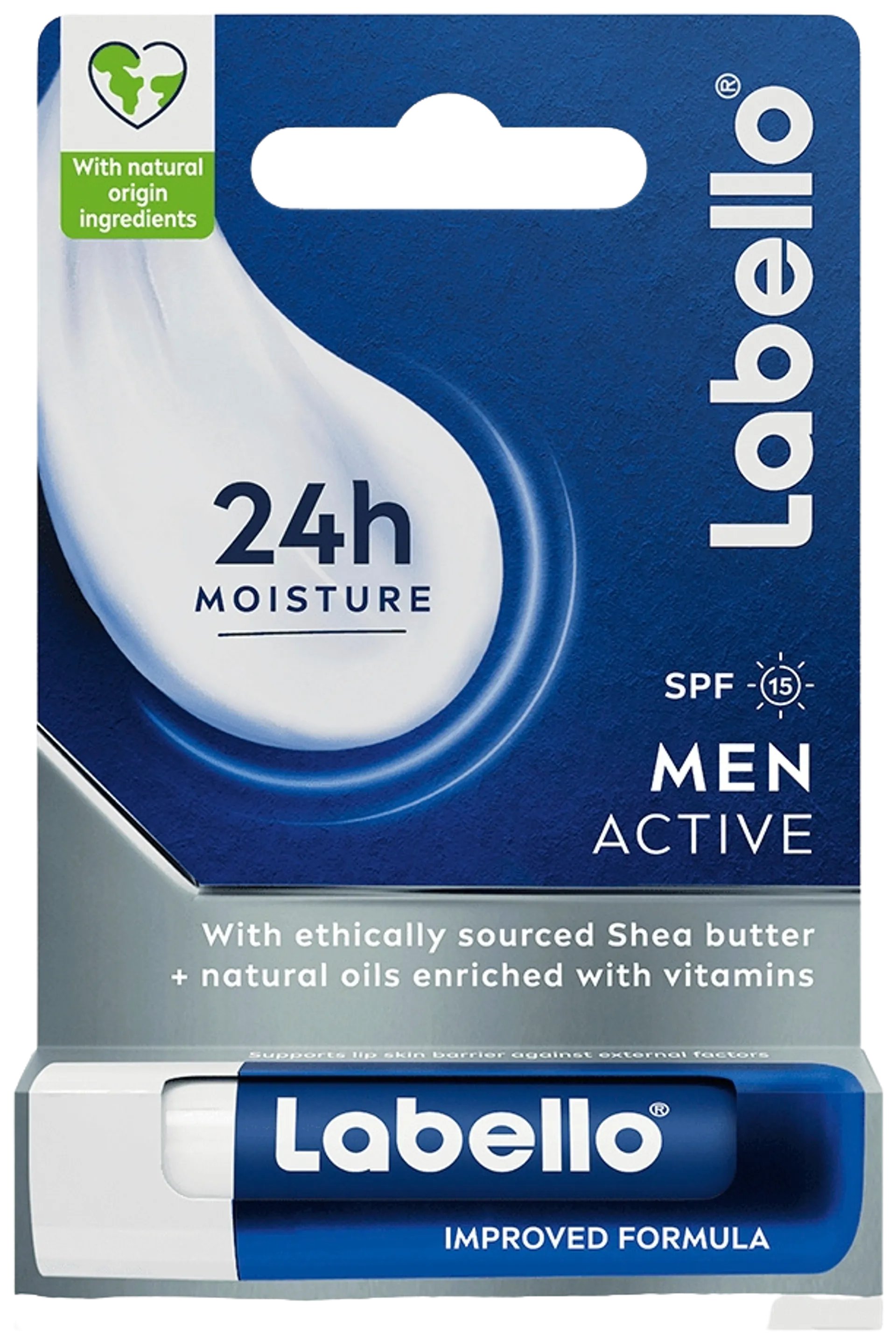 Labello 4,8g Active For Men SK15 -huulivoide