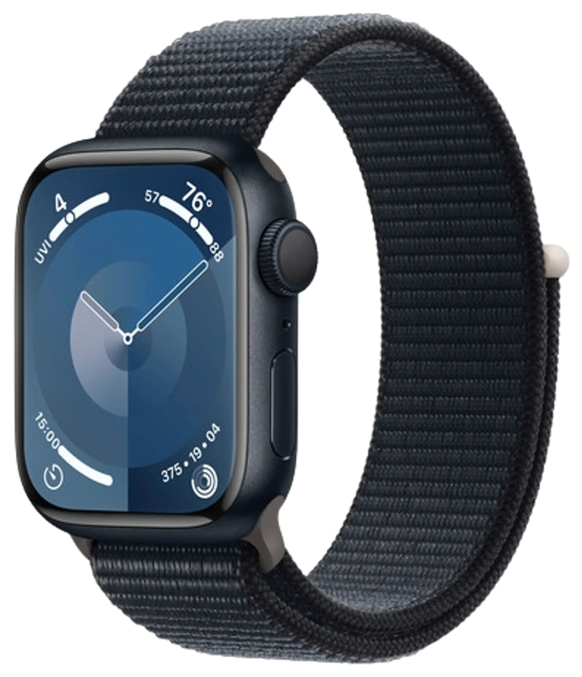 Apple watch Series 9 GPS 41mm keskiyönsininen alumiinikotelo keskiyönsininen urheiluranneke MR8Y3KS/A