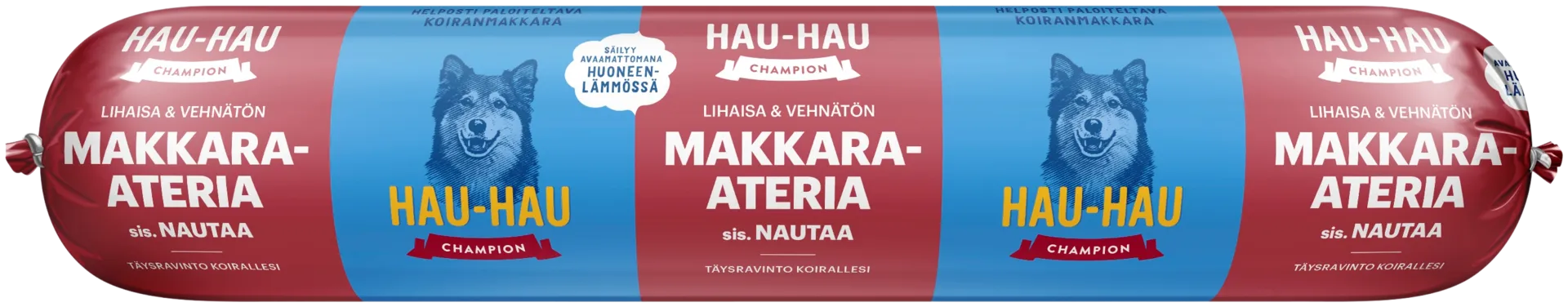 Hau-Hau Champion Makkara-ateria nautaa 500 g