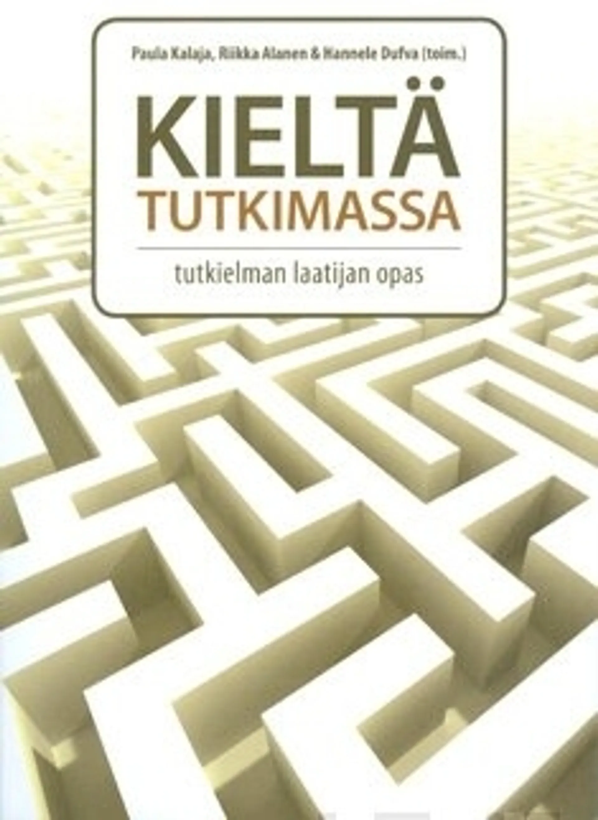 Kieltä tutkimassa